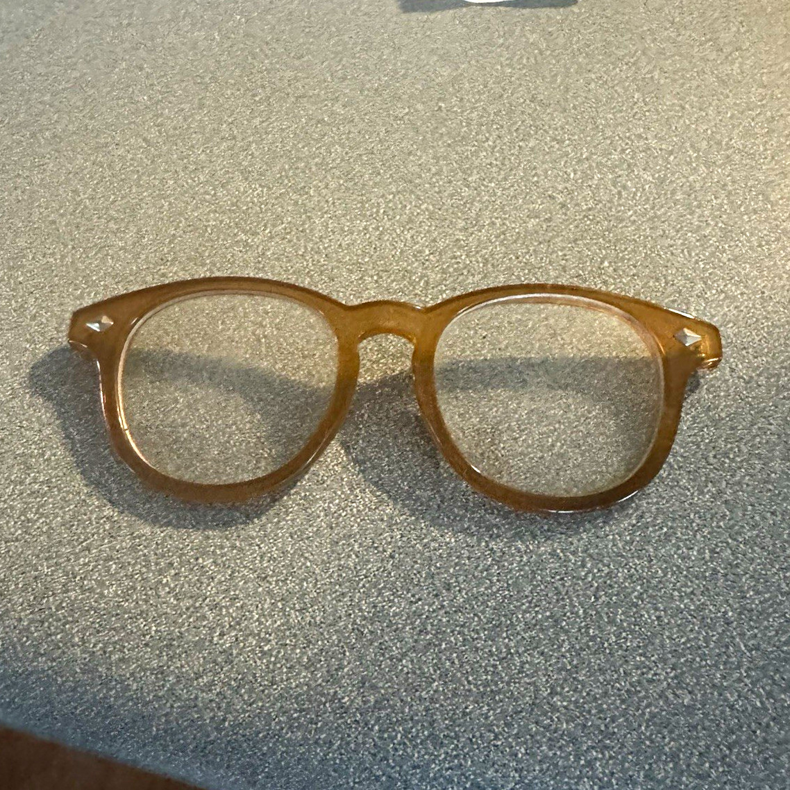Rare Vtg 1960s Tart Frontal Frames Only Iconic Amber Single Barrel 60s Eyeglasse Rare Vtg 1960s Tart Frontal Frames Only Iconic Amber Single Barrel 60s Eyeglasse