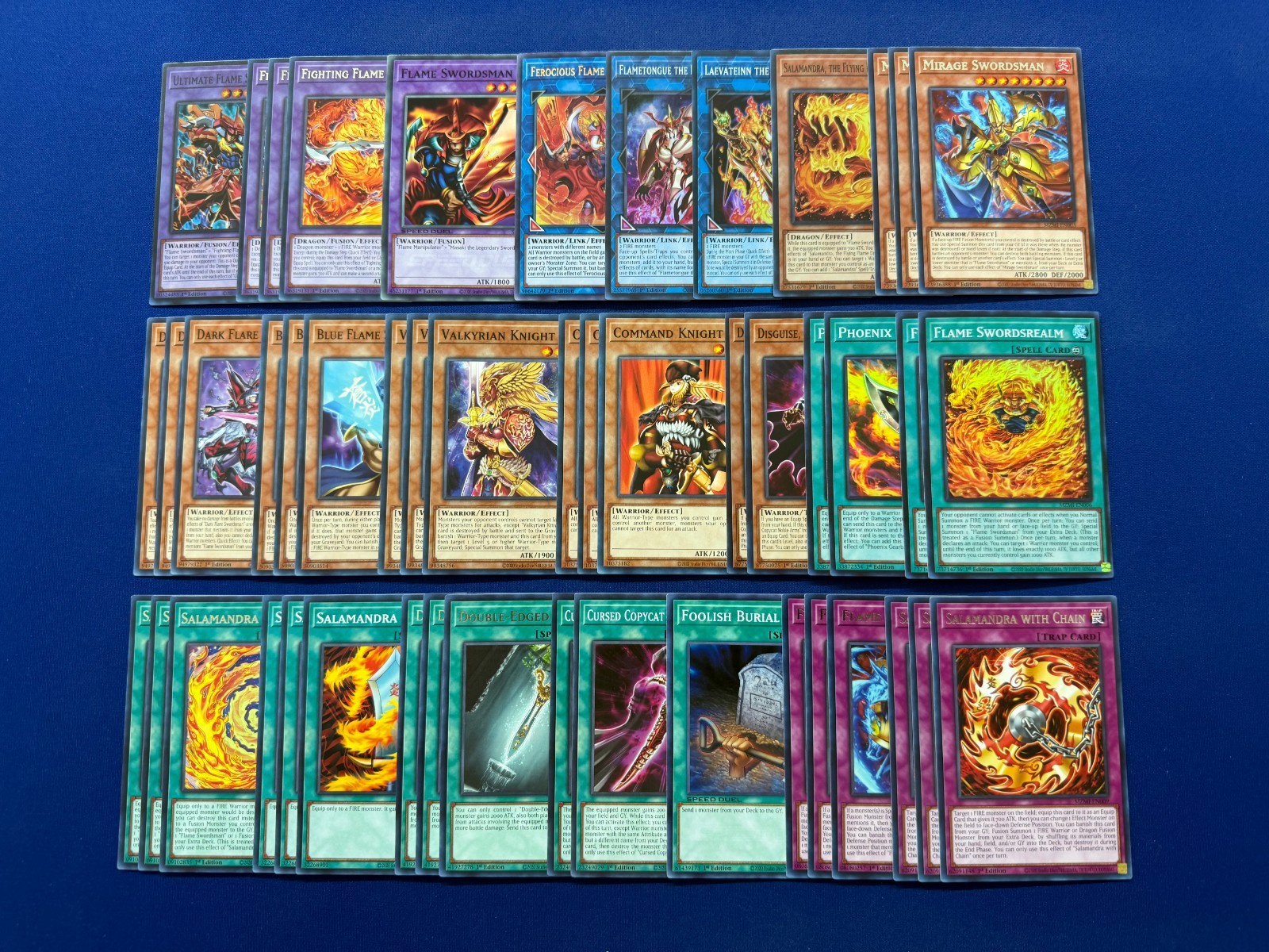 Yu-Gi-Oh - Joey Wheeler\'s Complete Flame Swordsman Fusion Deck