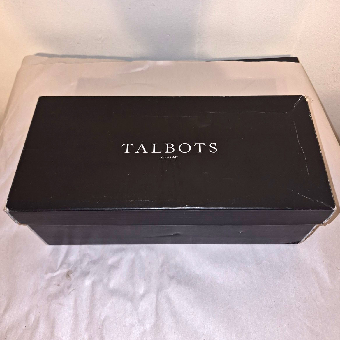 Talbots Ryan Novelty Indigo Blue Suede Loafer Flats Embroidered Tree 7.5M