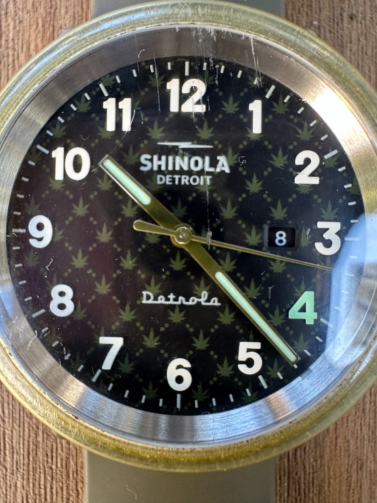 Rare Shinola Detrola Twenty After Four 4/20 Limited Edition 43mm Watch S001