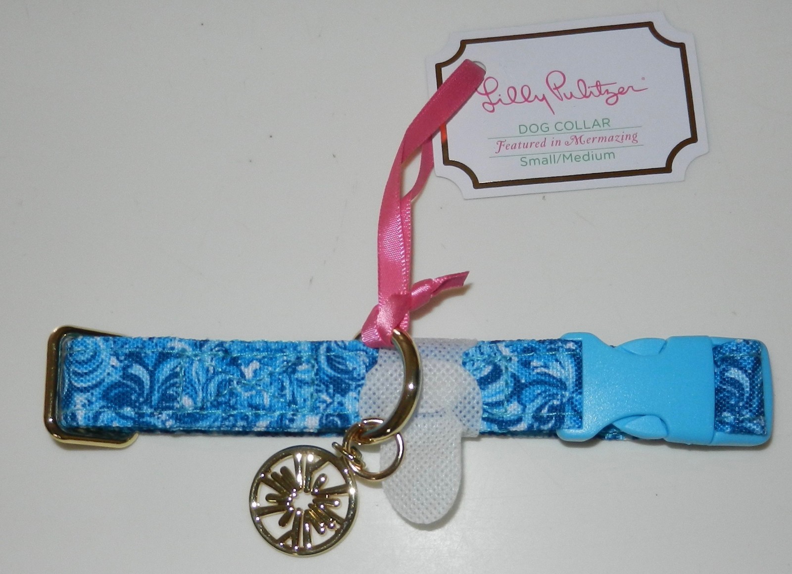NWT S/M LILLY PULITZER DOG COLLAR CHOICE BLUE OR PINK SRP $25.95 NWT S/M LILLY PULITZER DOG COLLAR CHOICE BLUE OR PINK SRP $25.95