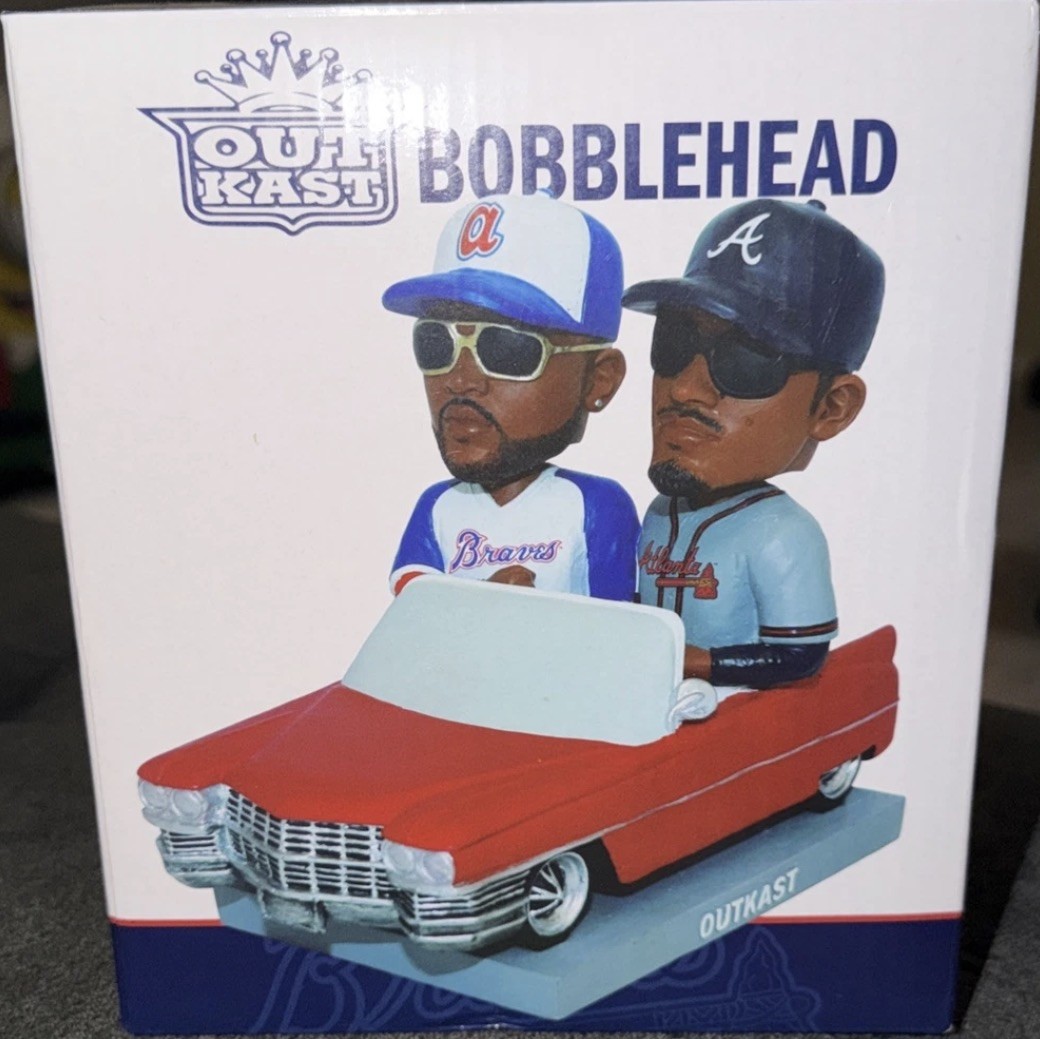 OutKast Bobblehead Atlanta Braves (New In Box)