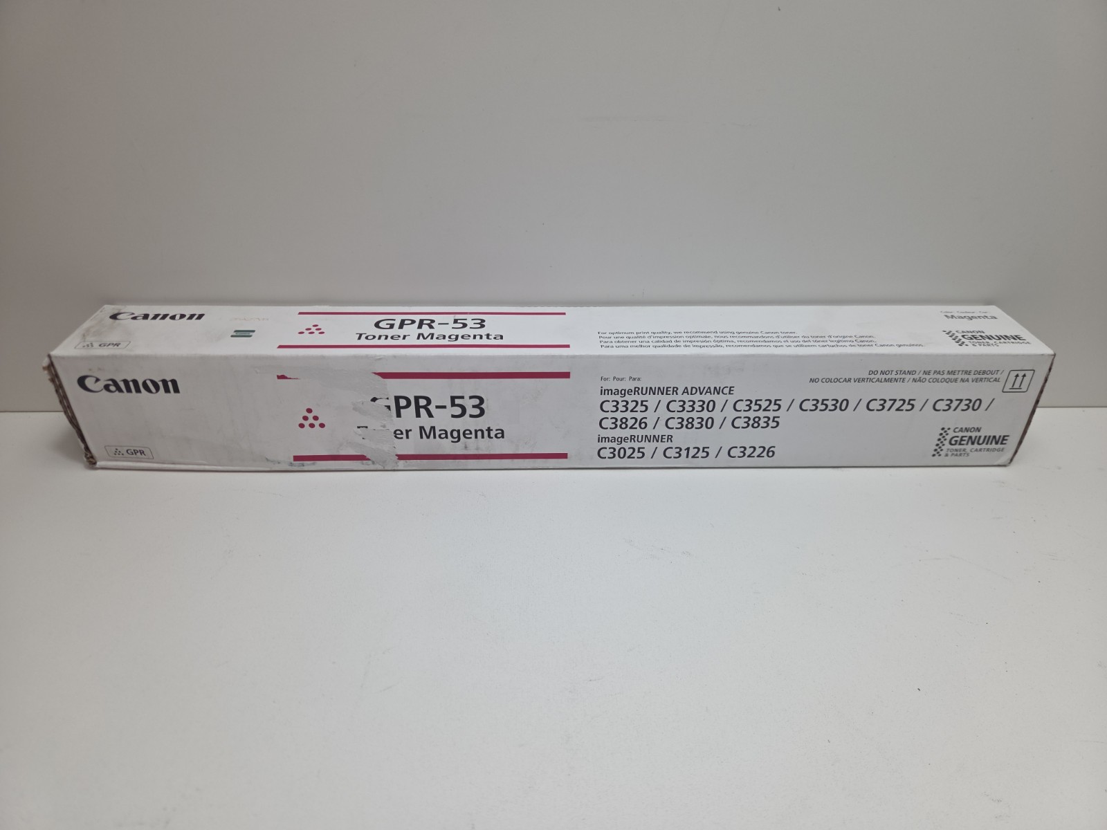 NEW GENUINE - CANON GPR-53 MAGENTA TONER CARTRIDGE - 8526B003 - SEALED UGLY BOX