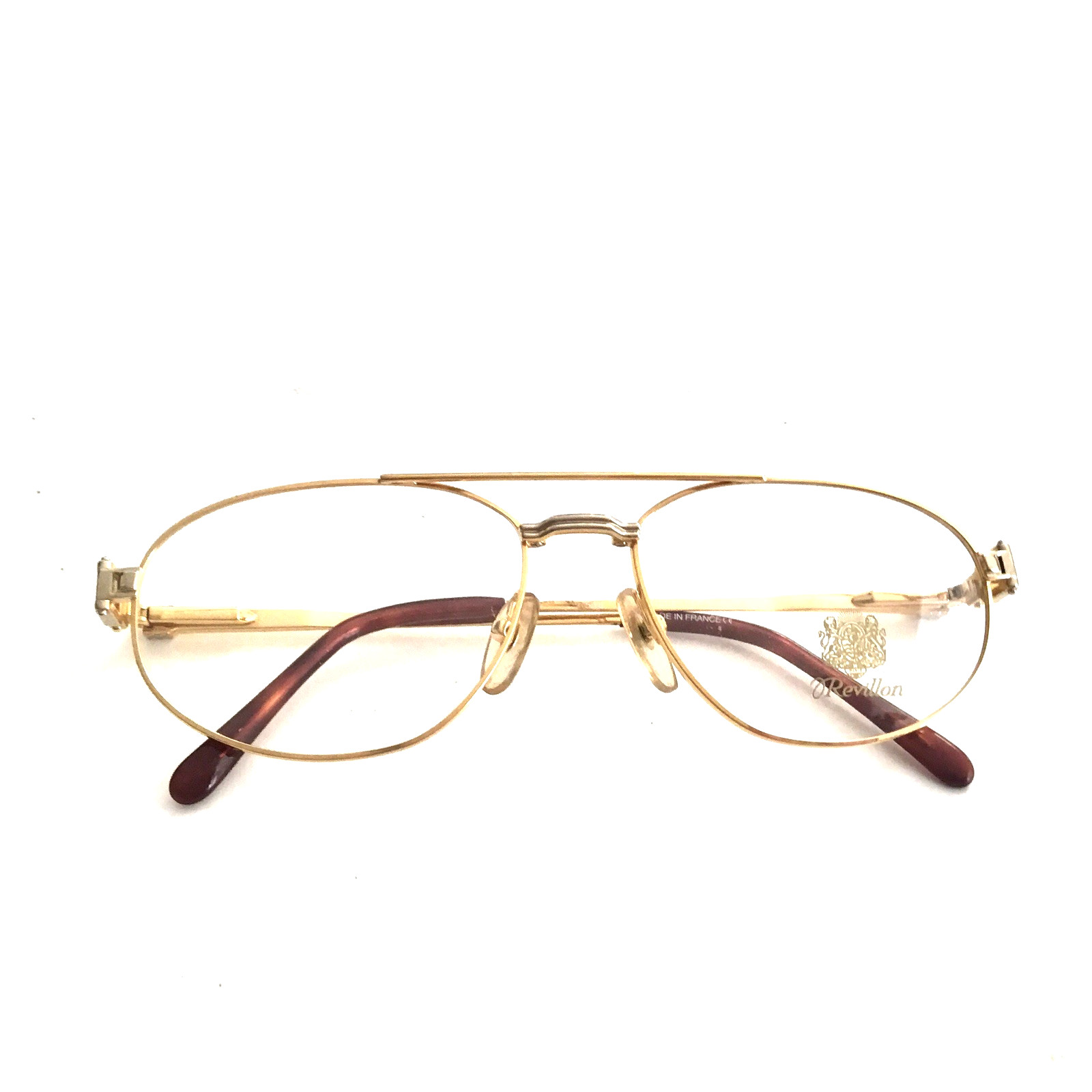 Réveillon Eyeglasses Vintage R 518 Gold 32 Size 57 Frame New Authentic Réveillon Eyeglasses Vintage R 518 Gold 32 Size 57 Frame New Authentic