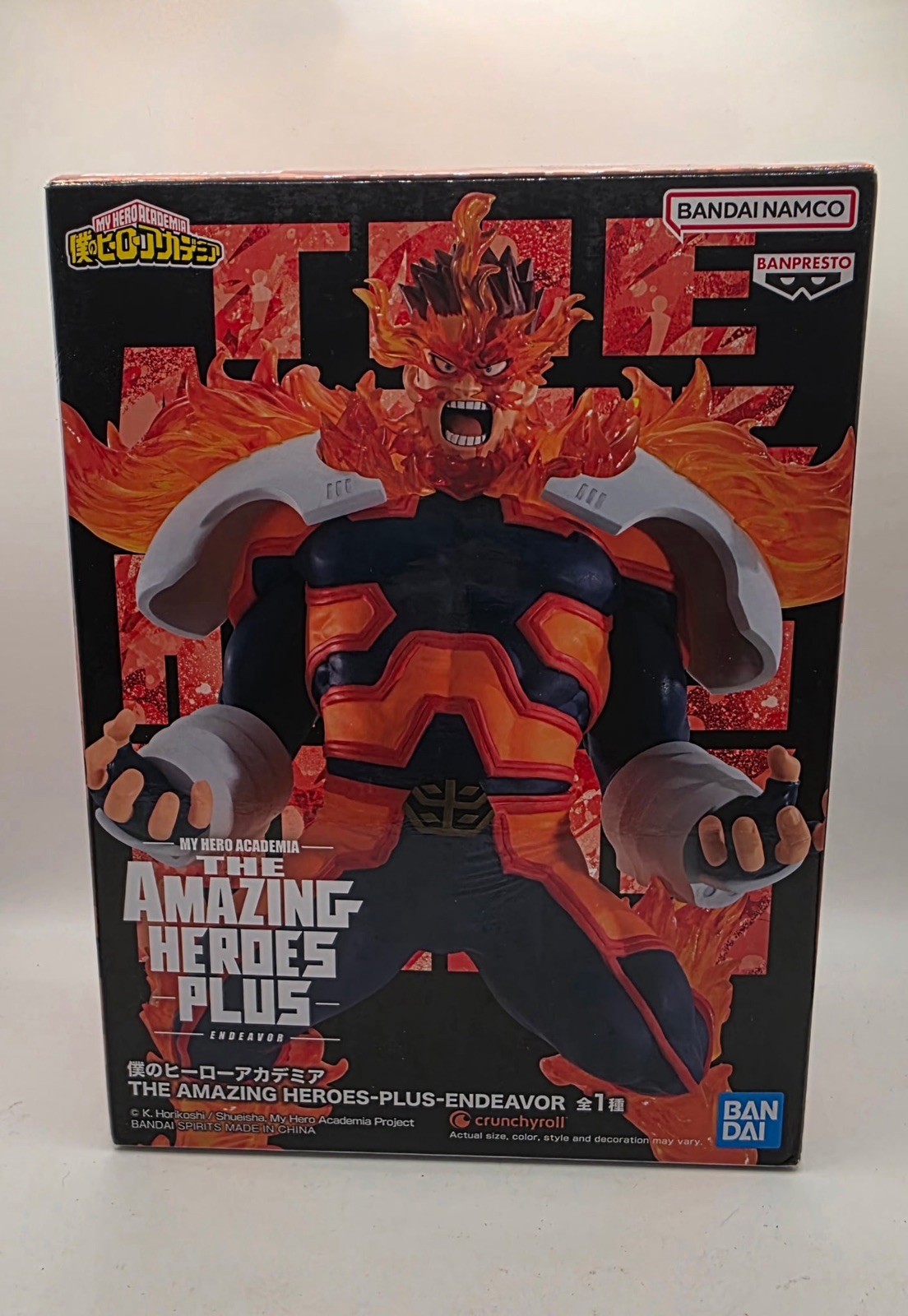 Banpresto My Hero Academia Endeavor Amazing Heroes Plus Anime & Manga Figure Banpresto My Hero Academia Endeavor Amazing Heroes Plus Anime & Manga Figure