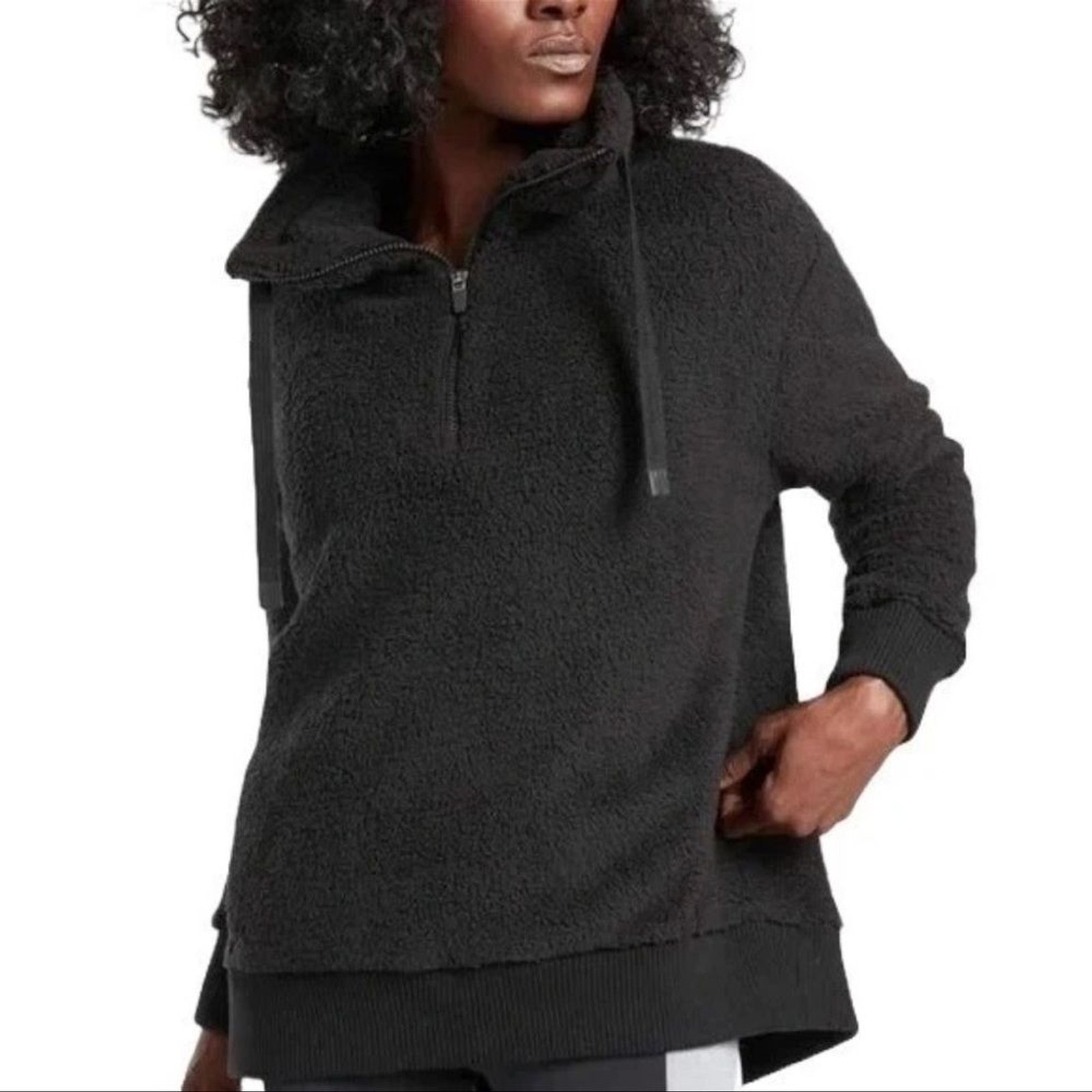Athleta Black Half-Zip Pullover Athleta Black Half-Zip Pullover