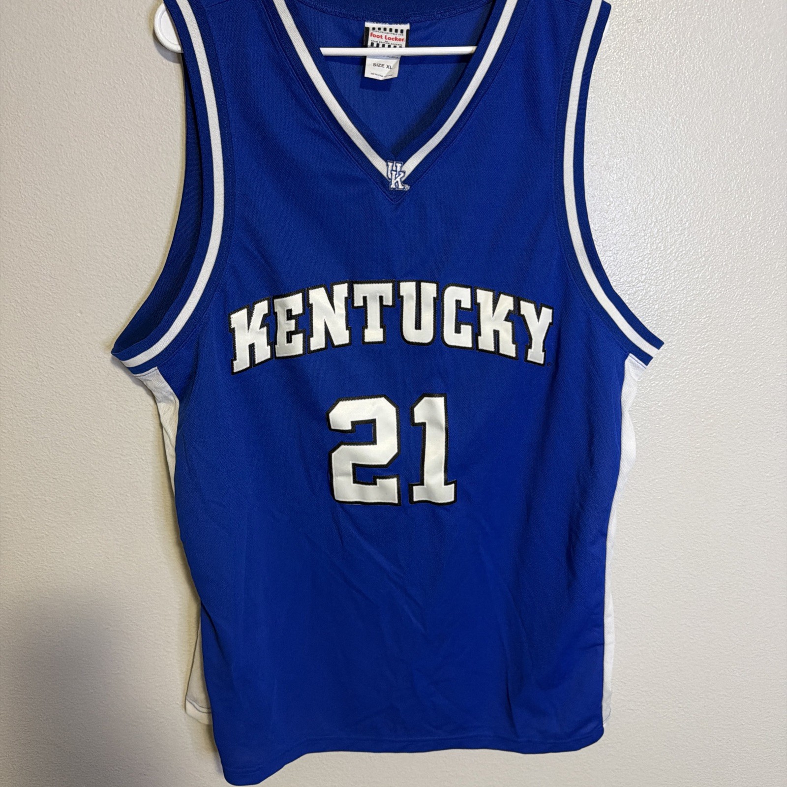 Vintage Kentucky Wildcats #21 Tayshaun Prince College Basketball Jersey Men\'s XL Vintage Kentucky Wildcats #21 Tayshaun Prince College Basketball Jersey Men\'s XL