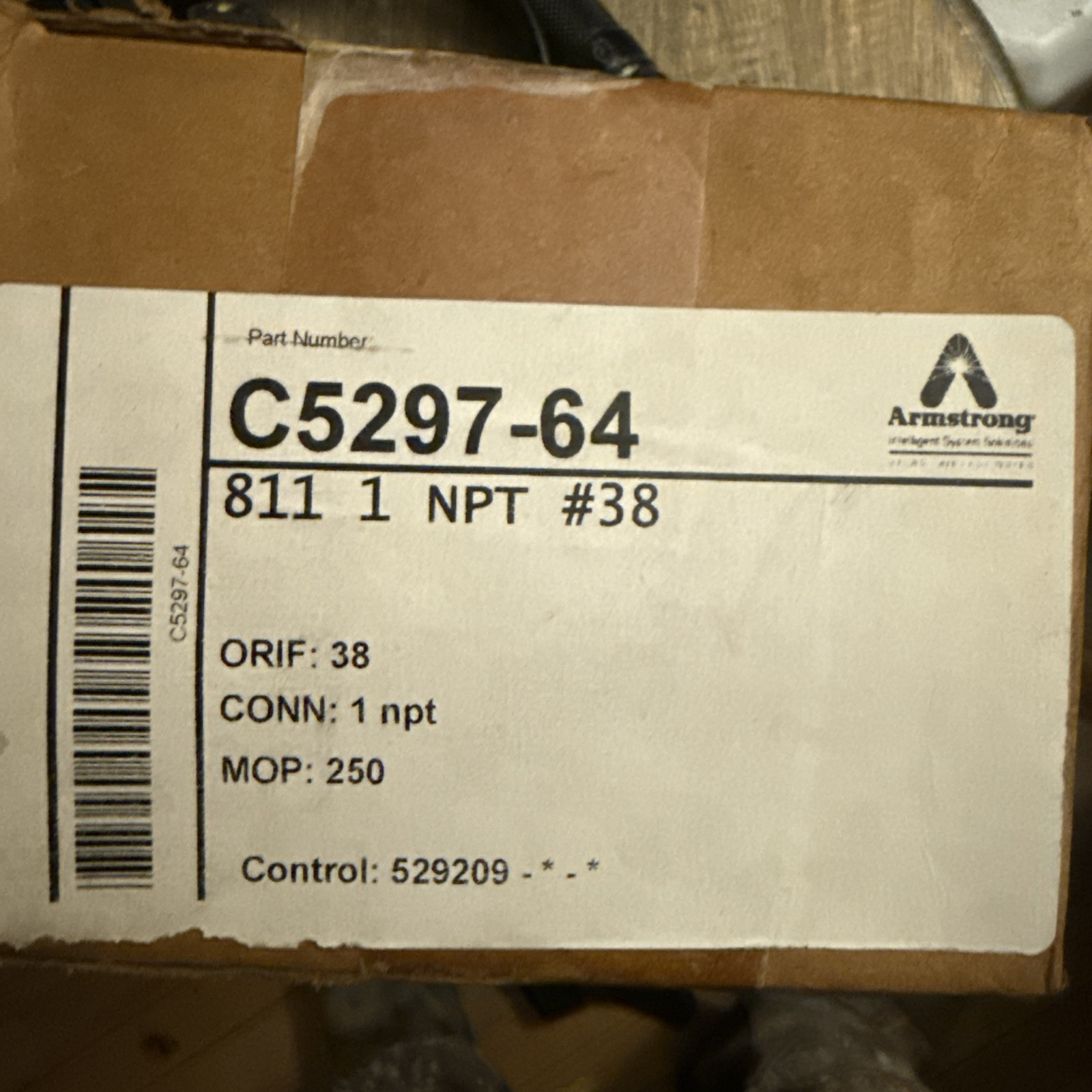 Armstrong C5297-8 Inverted Bucket Steam Trap 811 NPT 1” Armstrong C5297-8 Inverted Bucket Steam Trap 811 NPT 1”