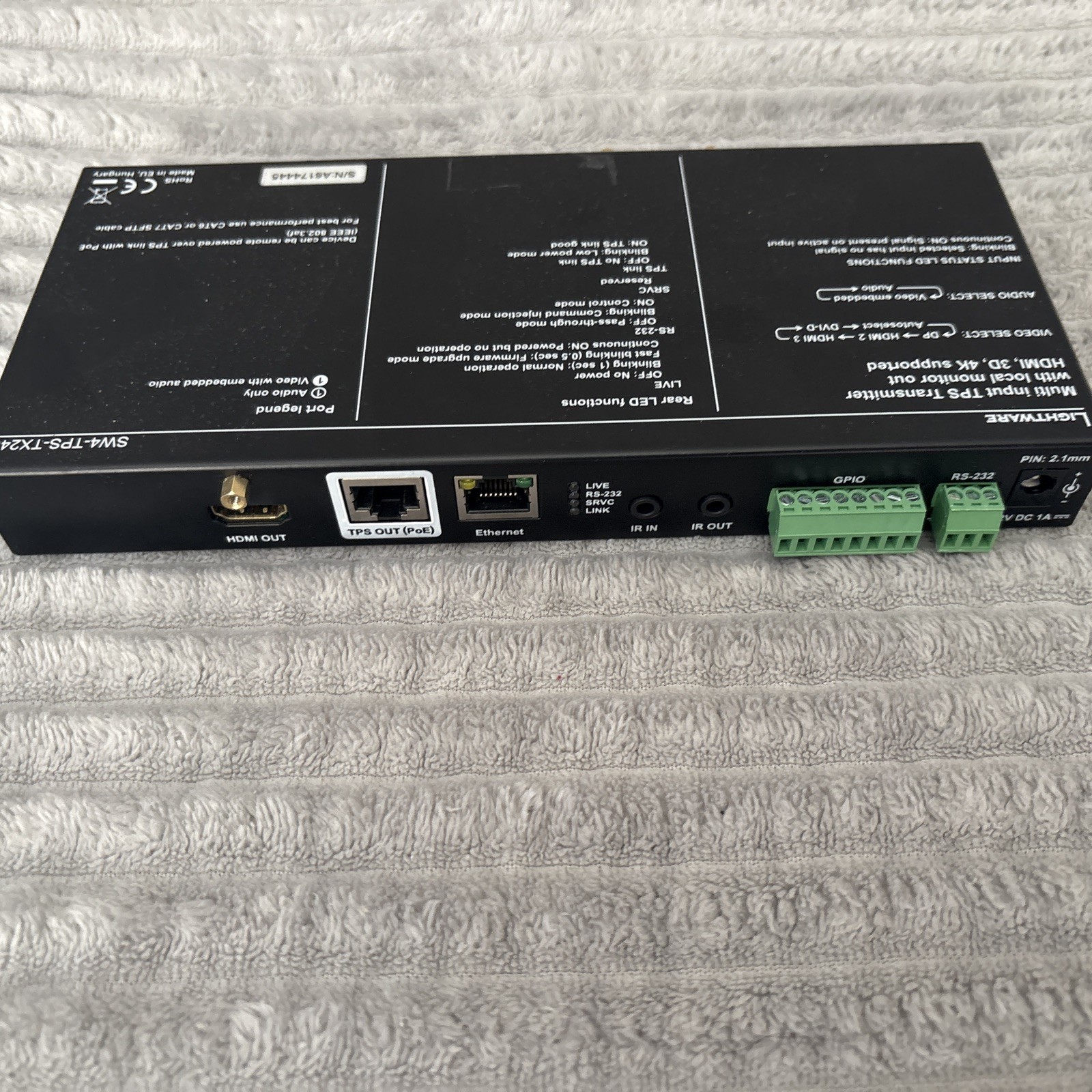 Lightware SW4-TPS-TX240