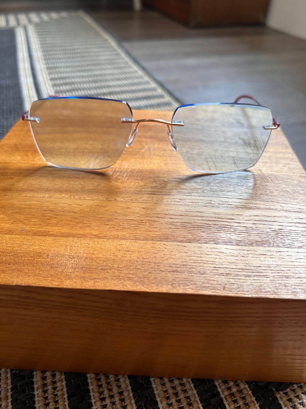 Silhouette Titan 5500 70 3530 gold titanium rimless eyeglasses frames 54 20 140