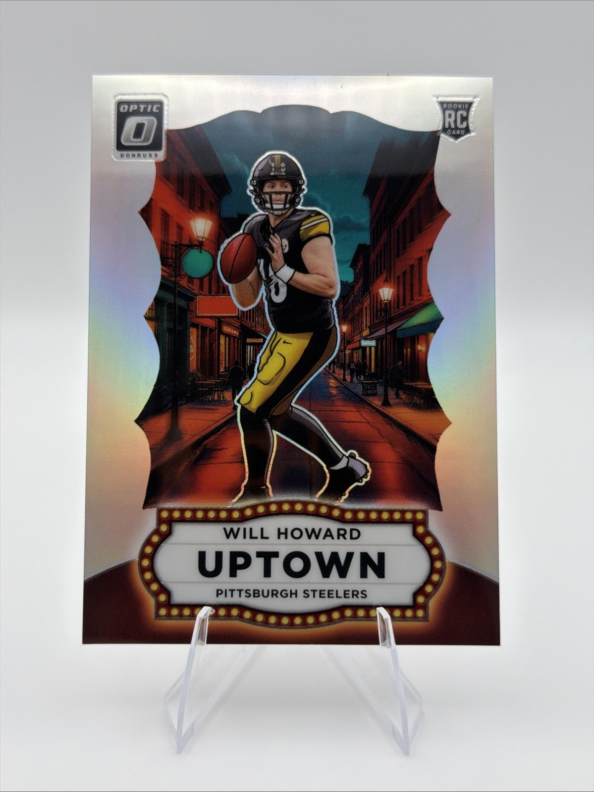 2025 Panini Donruss Optic - #25 Will Howard, Uptown (RC) Pittsburgh Steelers SSP 2025 Panini Donruss Optic - #25 Will Howard, Uptown (RC) Pittsburgh Steelers SSP