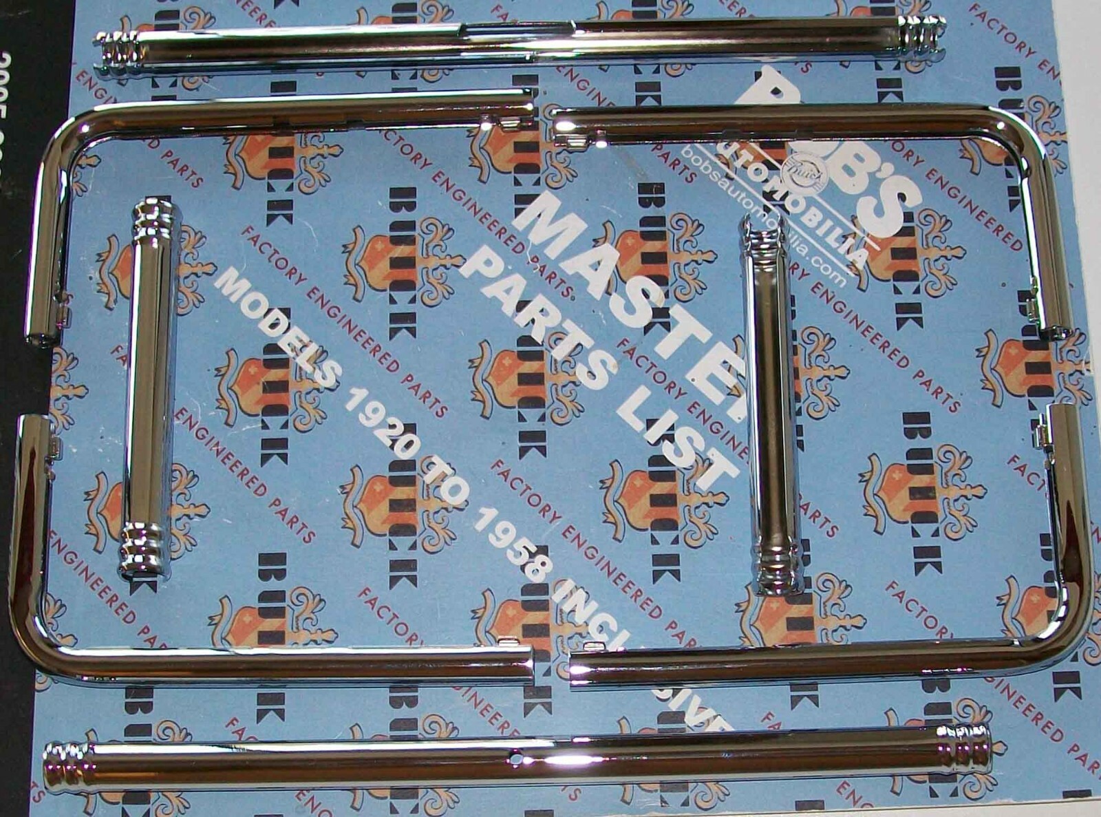 Vintage Chrome Adjustable License Plate Frame GM Buick Chevy 1930s-1950s 980648 Vintage Chrome Adjustable License Plate Frame GM Buick Chevy 1930s-1950s 980648