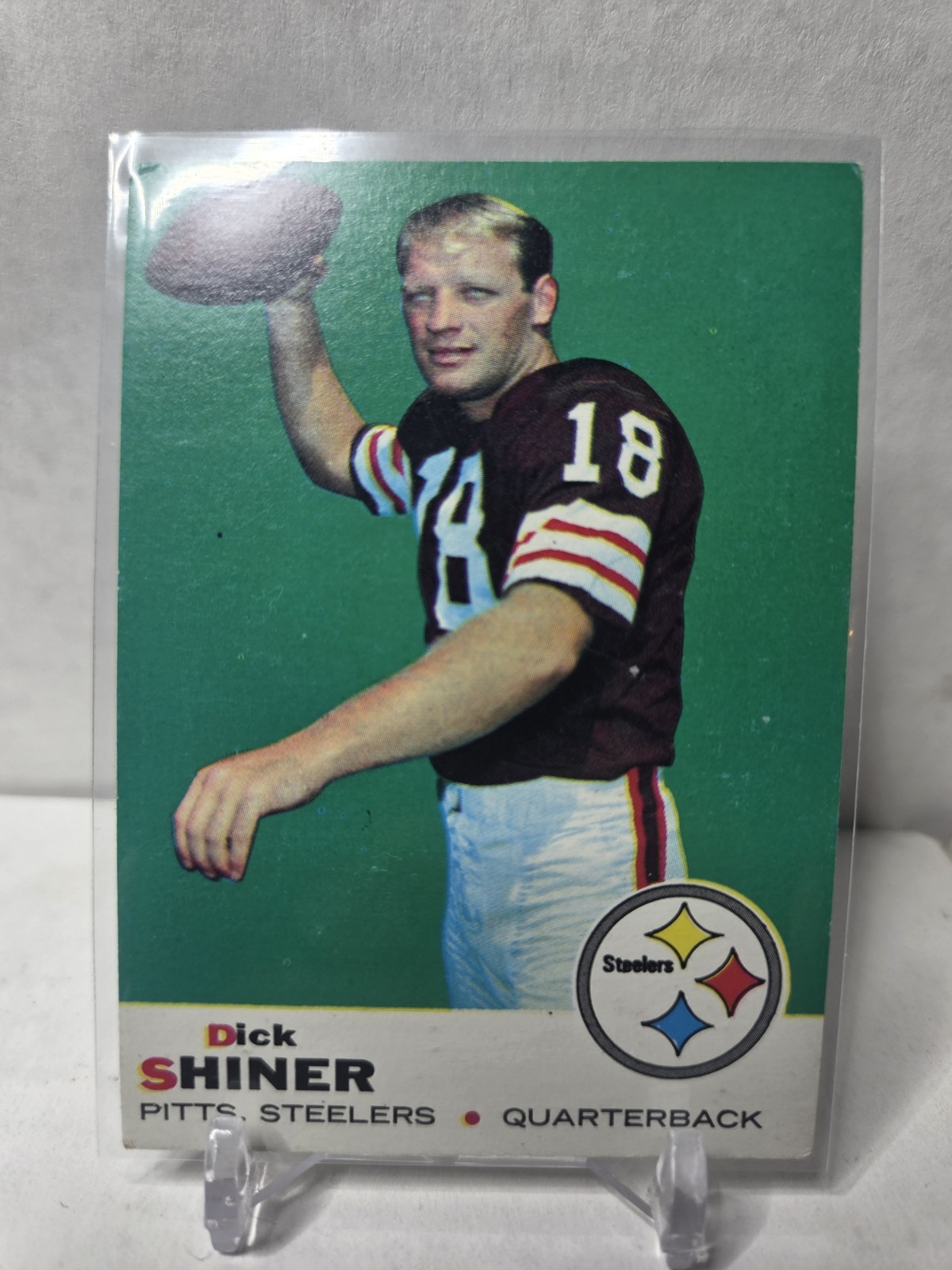 1969 Topps #64 Dick Shiner Pittsburgh Steelers 1969 Topps #64 Dick Shiner Pittsburgh Steelers