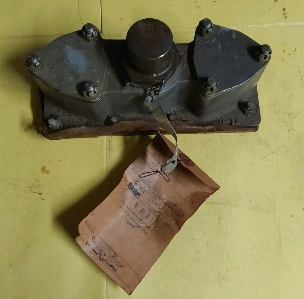 Vintage Radial Aircraft Engine Oil Cooler With Vernitherm PN-3885
