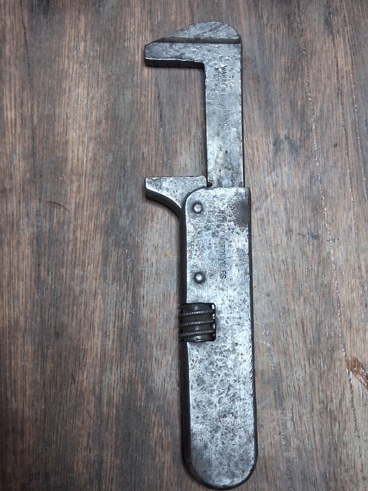Antique Indian Motorcycle Wakefield Wrench No. 8 1900 Patent Date