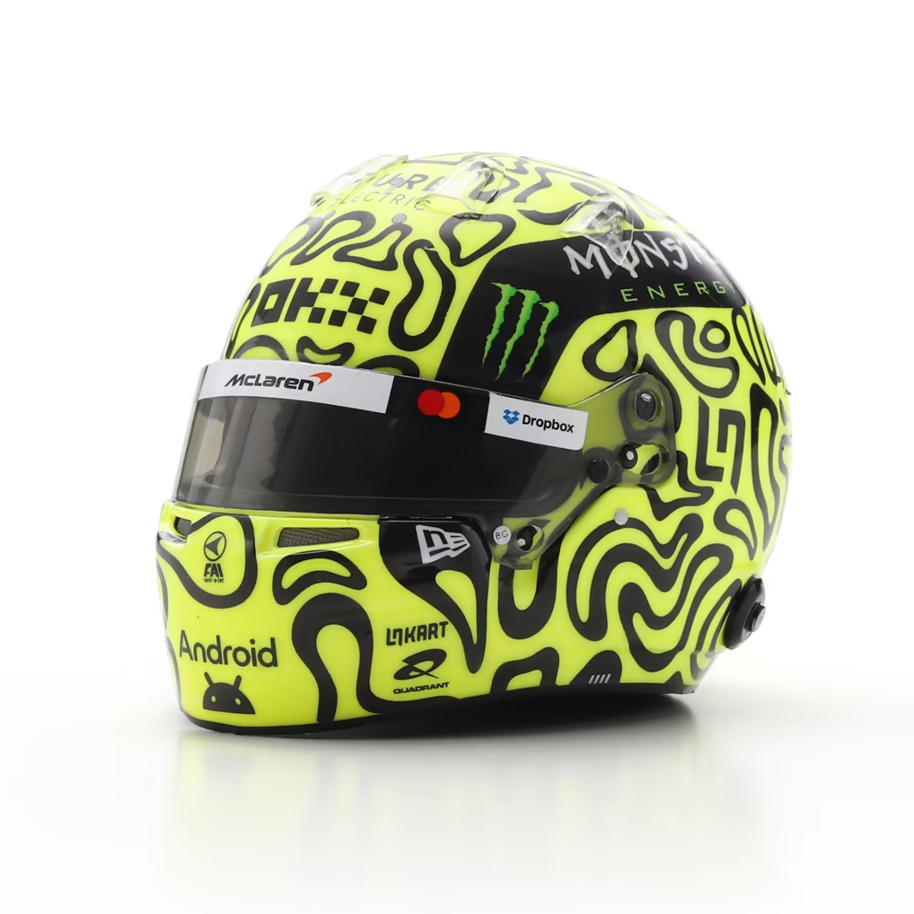 Spark Models McLaren F1 Team Lando Norris 2025 1:5 Scale Mini Helmet