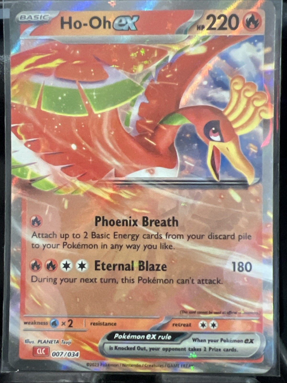 Ho-oh ex 007/034 TCG Classic Holo Ho-oh ex 007/034 TCG Classic Holo