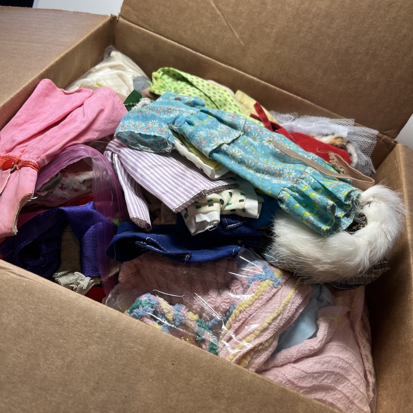 HUGE 200 TLC AS IS Vintage Barbie Fashion Doll Clone & Handmade Clothing Lot