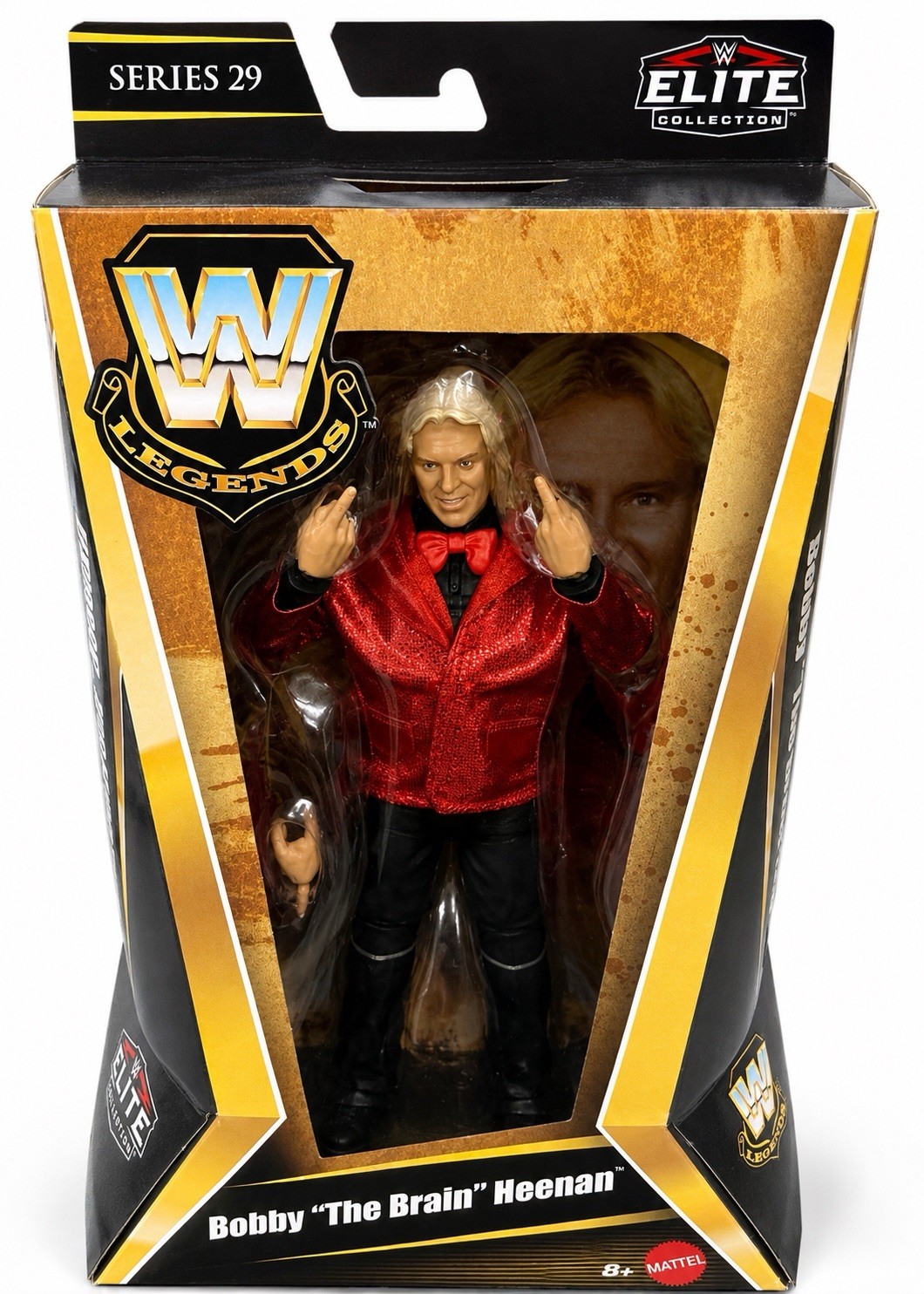 WWE Elite Legends Series 29 Bobby “The Brain” Heenan Mattel Figure NEW Sealed