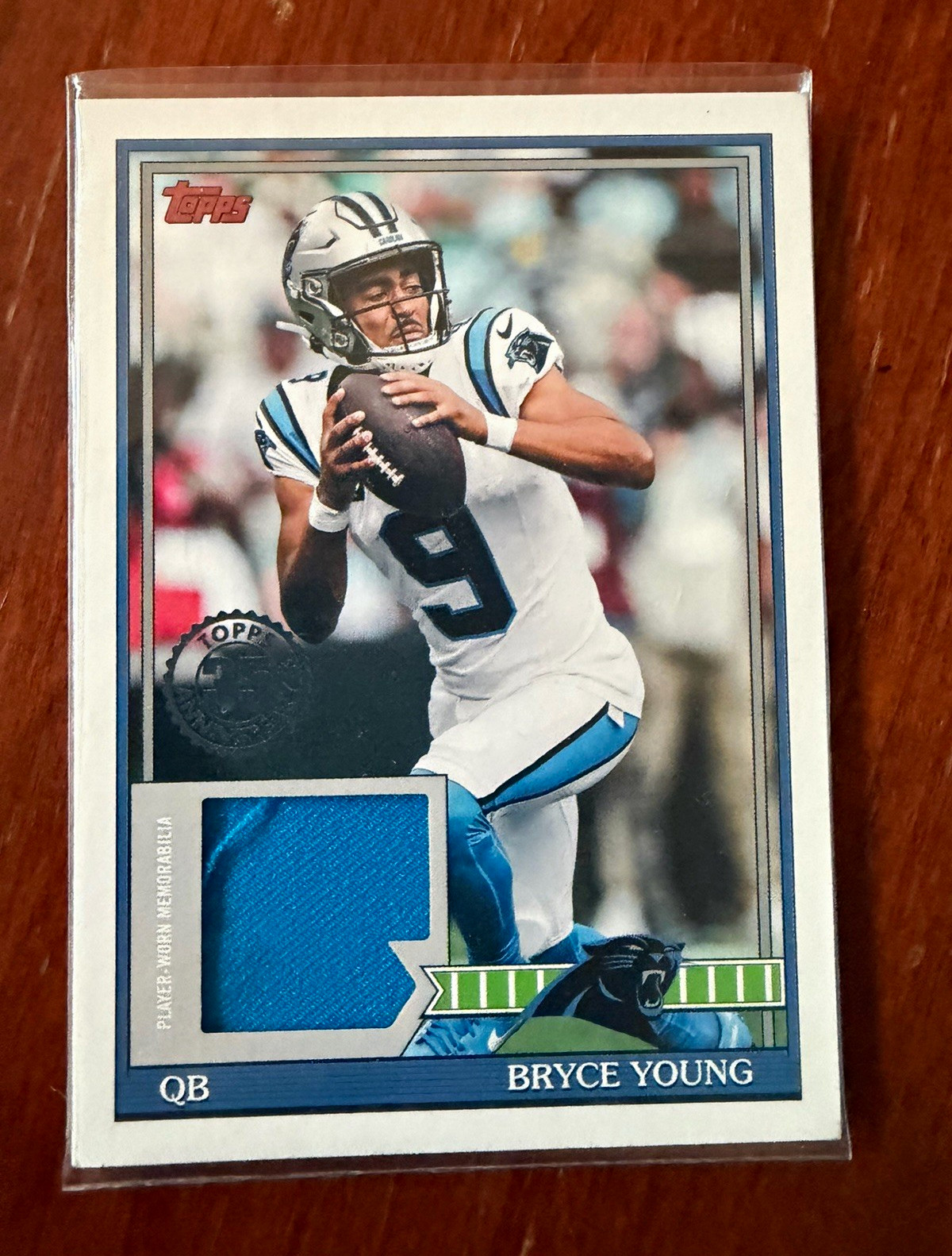 2026 Topps 1991 Football Relics Bryce Young Memorabilia #91TFR-BY Panthers 2026 Topps 1991 Football Relics Bryce Young Memorabilia #91TFR-BY Panthers