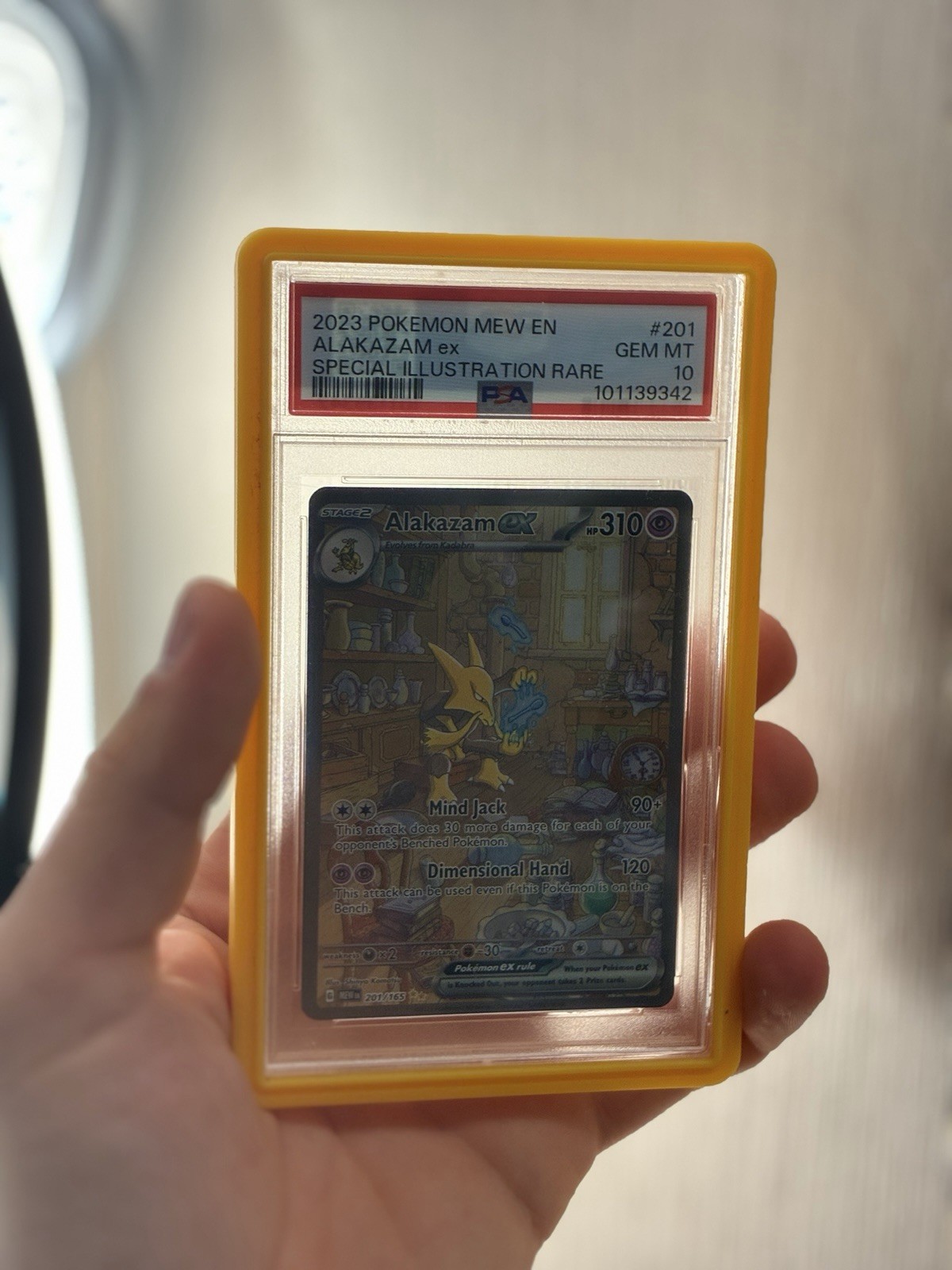 2023 Pokemon Mew En-151 Alakazam EX Special Illustration Rare #201/165 PSA 10 2023 Pokemon Mew En-151 Alakazam EX Special Illustration Rare #201/165 PSA 10