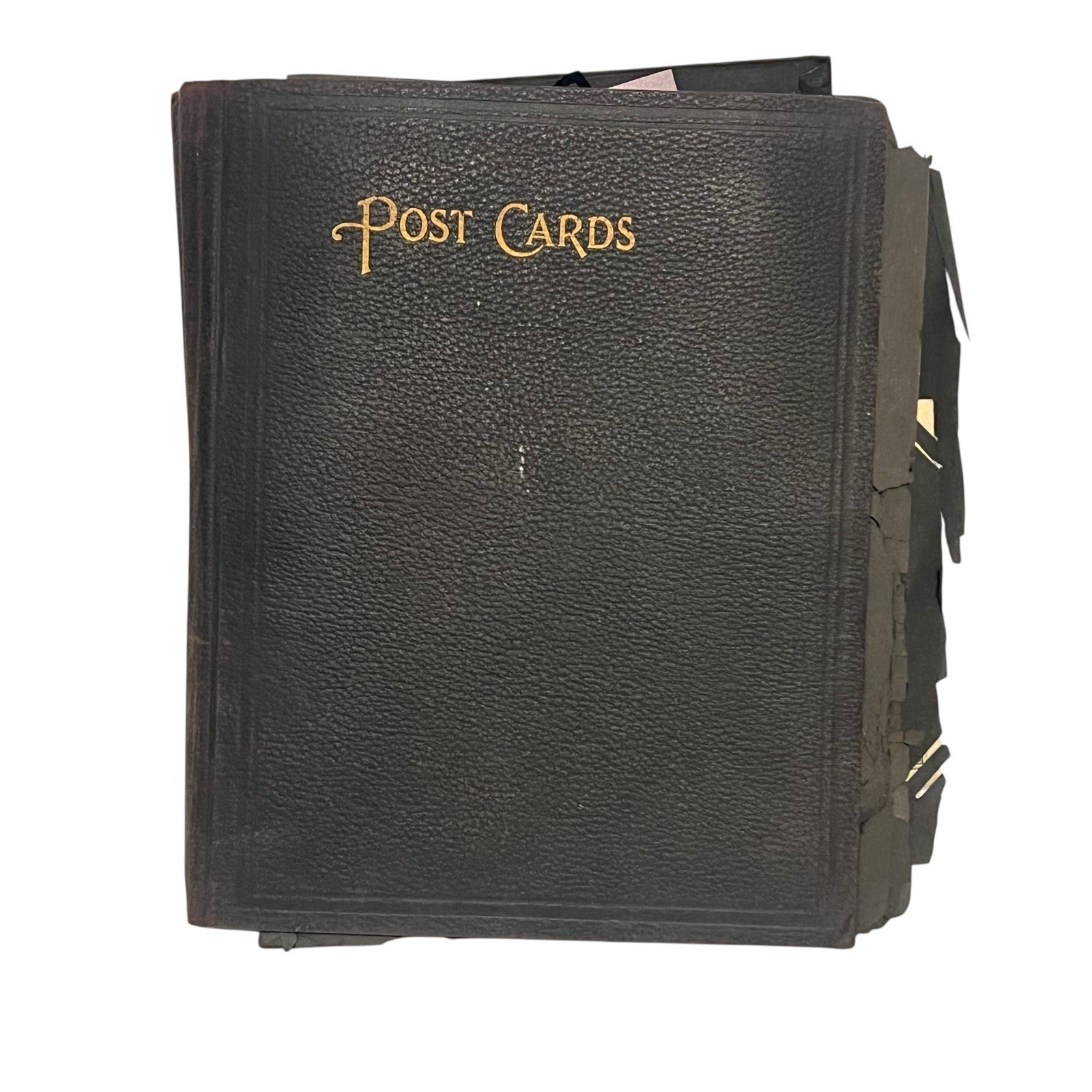 Antique Postcard Album Lot 200+ Early 1900s Used Divided Back RPPC Estate Find
