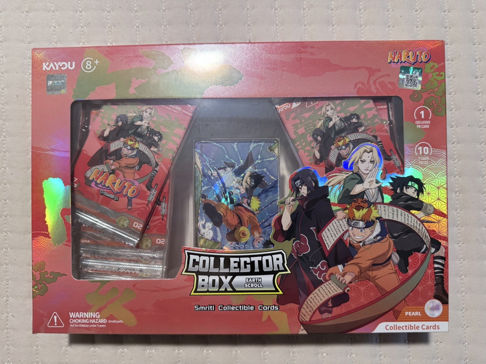 Naruto Smriti Collectible Cards Earth Scroll 2 Collector Box - Includes PR Card Naruto Smriti Collectible Cards Earth Scroll 2 Collector Box - Includes PR Card