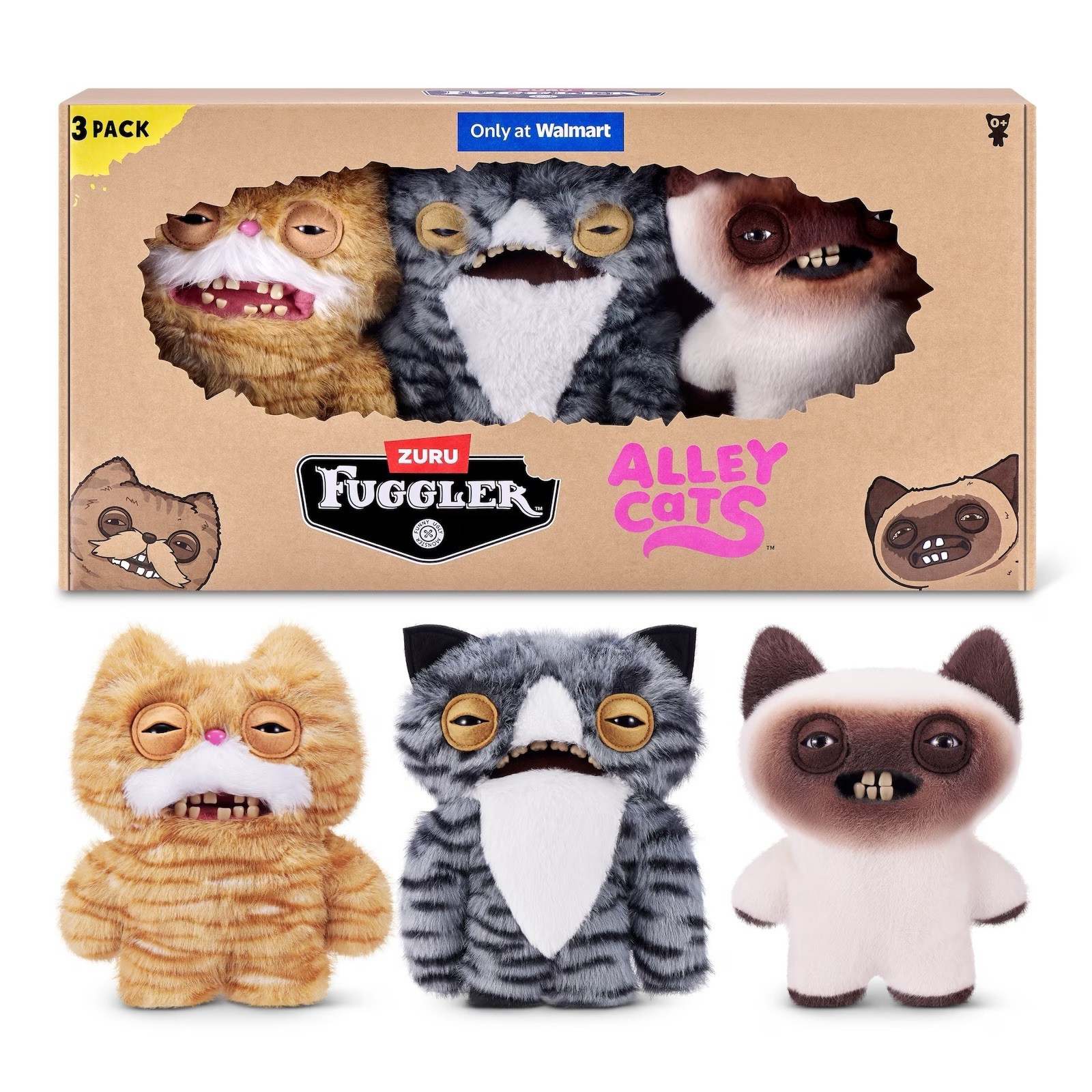 ZURU Fuggler Alley Cats 3-Pack Brand New In Box ZURU Fuggler Alley Cats 3-Pack Brand New In Box