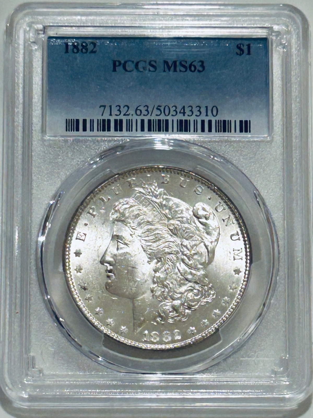 1882 P Morgan Silver Dollar PCGS MS63 Better Date Morgan 1882 P Morgan Silver Dollar PCGS MS63 Better Date Morgan