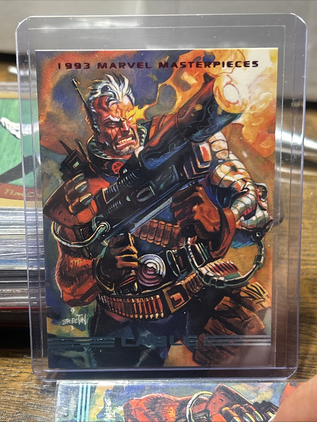 Cable - 1993 Skybox Marvel Masterpieces #18 Cable - 1993 Skybox Marvel Masterpieces #18