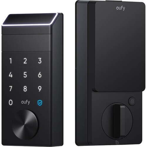 eufy - FamiLock E35 Thumb-Turn Smart Lock Deadbolt with Palm Scan for keyless...