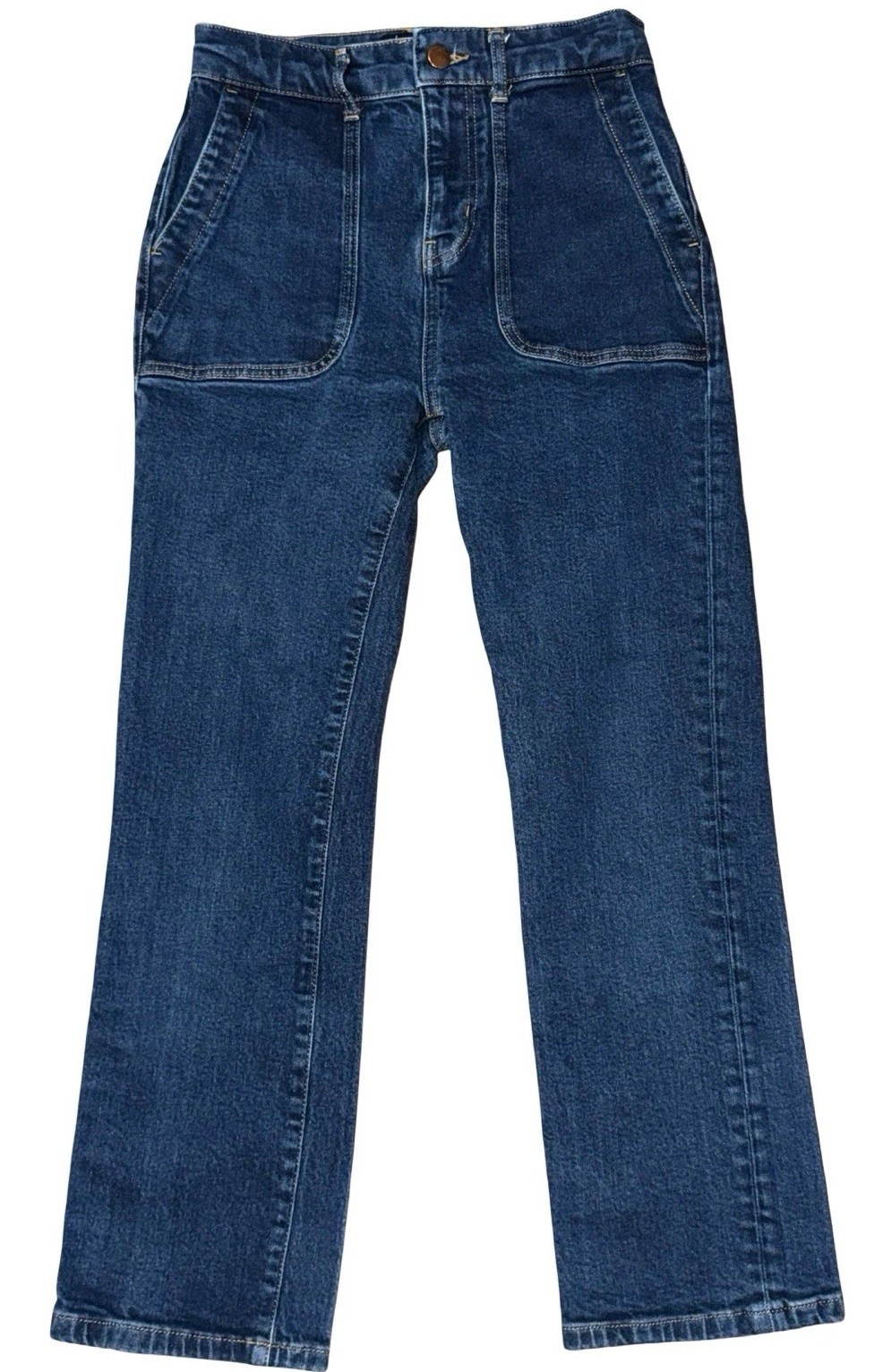 Boden Jeans 28 Utility Flare Size 2 26 Waist Dark Wash High Rise Denim Boden Jeans 28 Utility Flare Size 2 26 Waist Dark Wash High Rise Denim