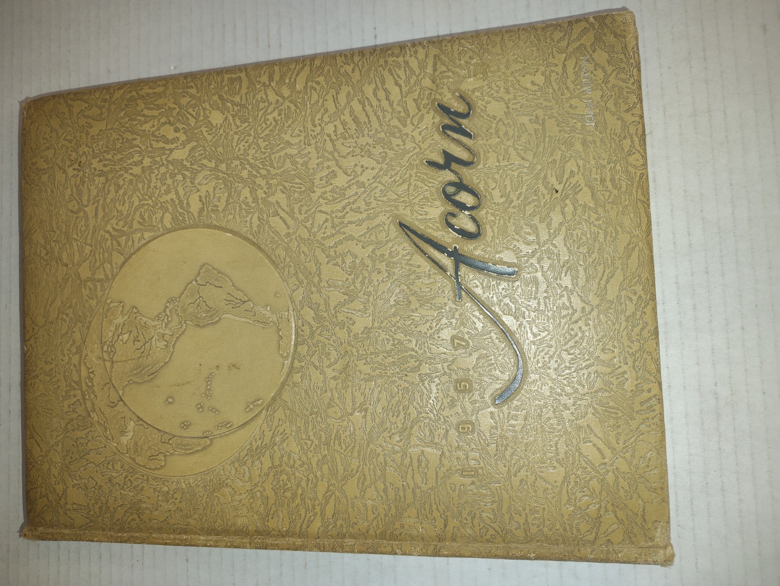 Acorn 1957 Charlotte North Carolina High School Yearbook Hardcover