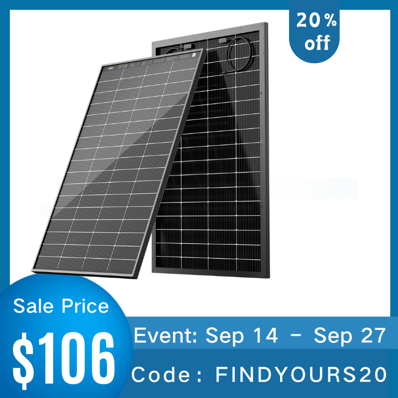 HQST 200W 400W 12V 16BB Monocrystalline Solar Panel