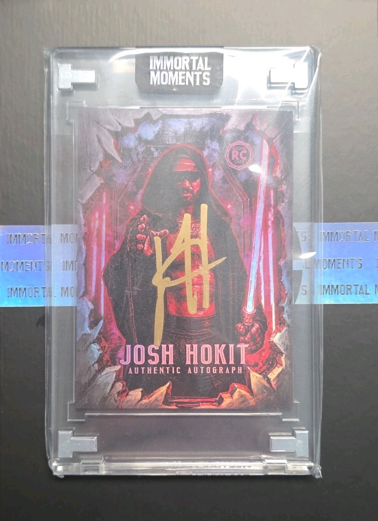 2026 Josh Hokit Immortal Moments Darth Hok Auto Inscription 09/40 RC Rookie 2026 Josh Hokit Immortal Moments Darth Hok Auto Inscription 09/40 RC Rookie