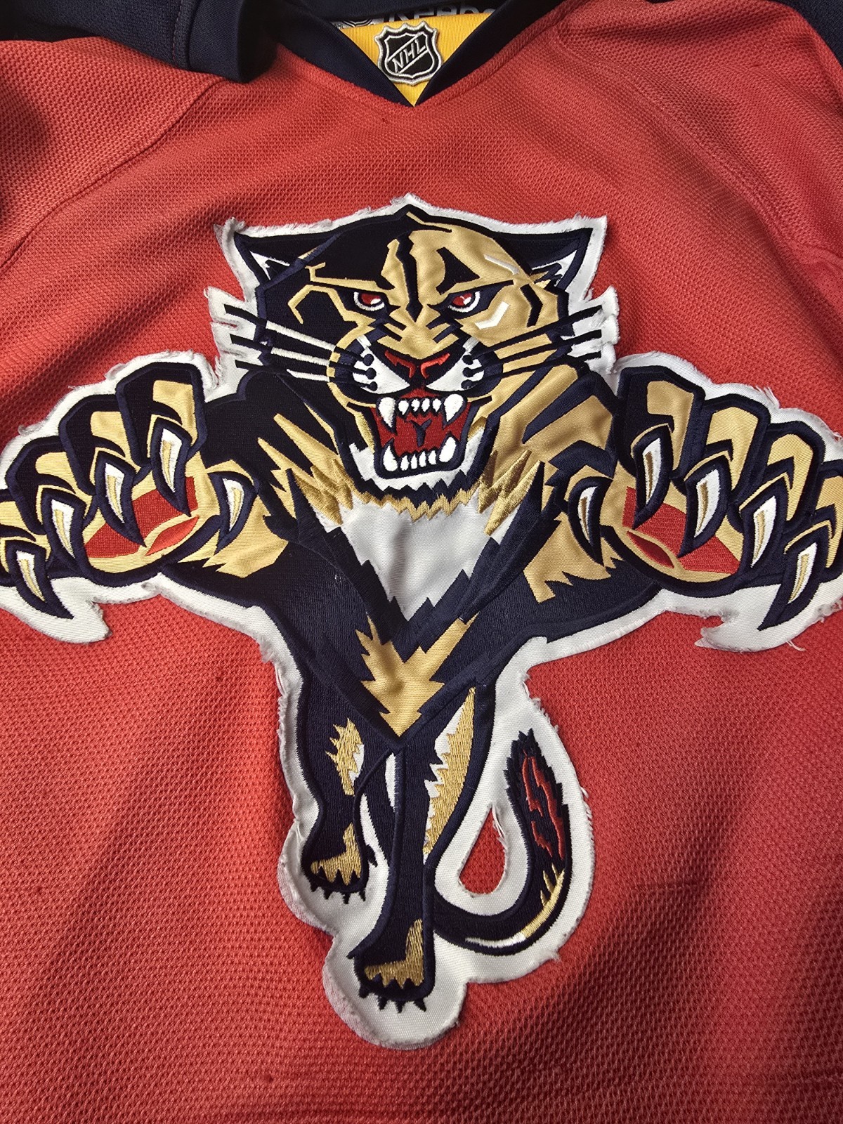 (L) 2012 Florida Panthers Reebok NHL hockey jersey