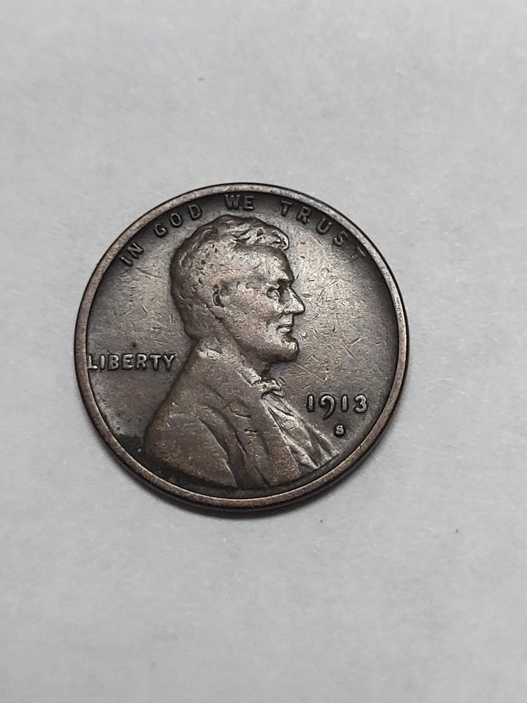 1913 S Lincoln Cent Better Date CHEAP C 1913 S Lincoln Cent Better Date CHEAP C