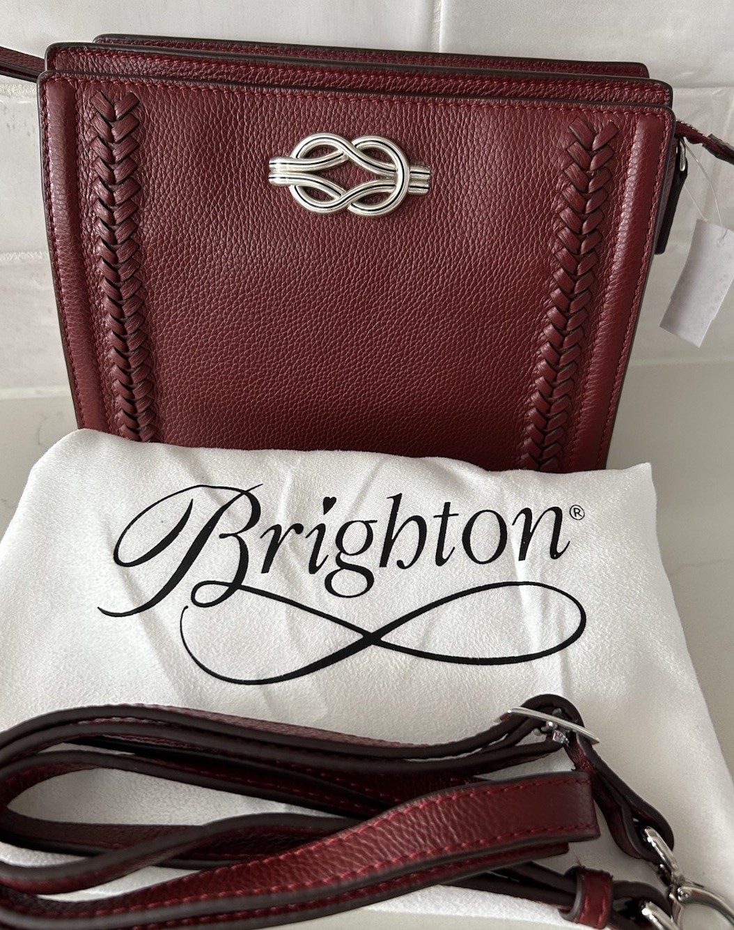 Brighton Interlok Findley Organizer Bag ~ Chili Red 🌶️ NWT ~ Own The Look 💃