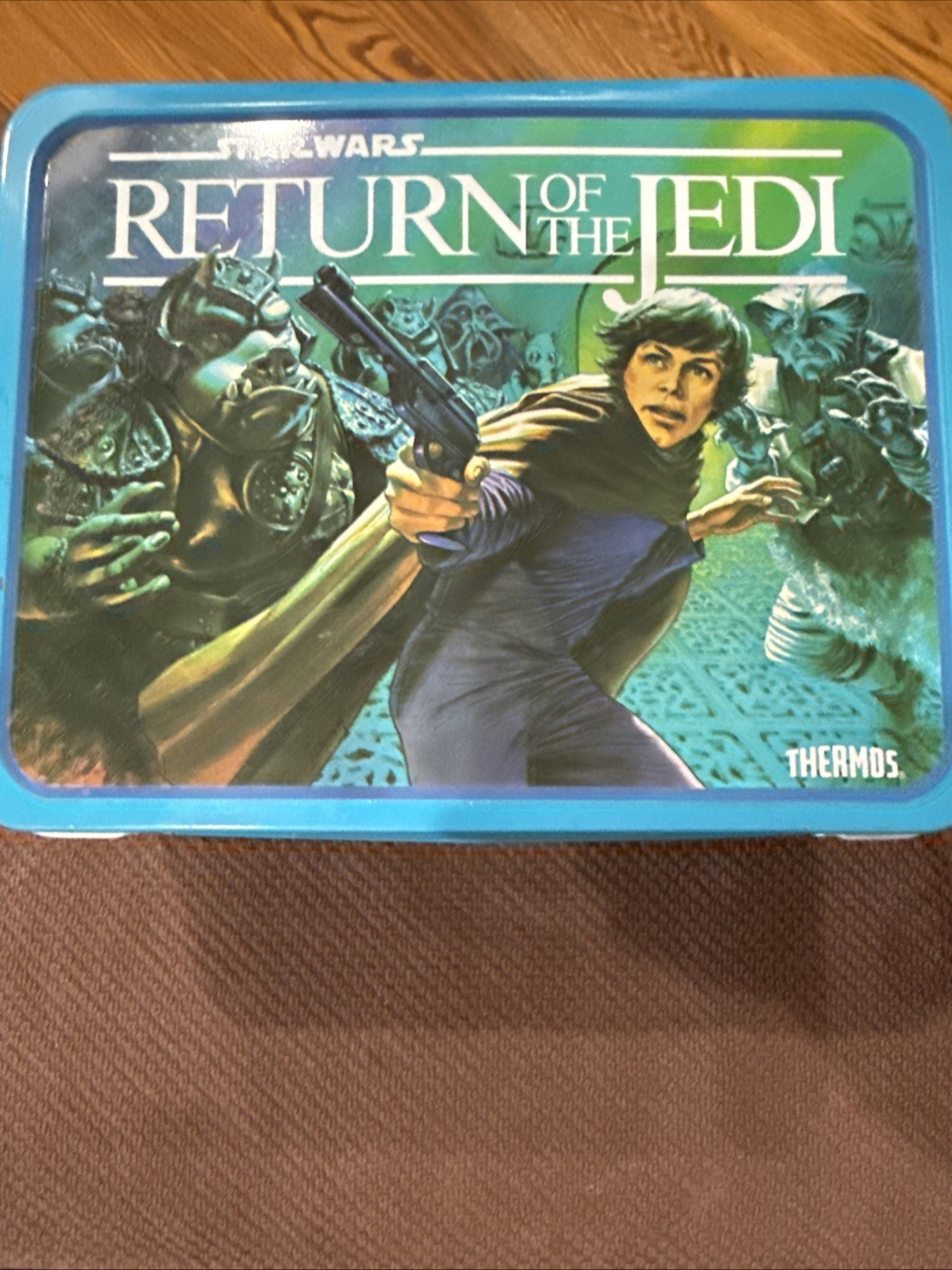 1983 STAR WARS RETURN OF THE JEDI LUNCHBOX AND THERMOS 1983 STAR WARS RETURN OF THE JEDI LUNCHBOX AND THERMOS
