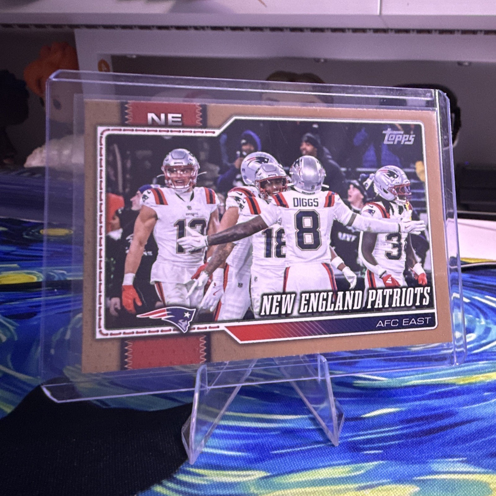 2026 Topps Football New England Patriots Team Card Gold Parallel /2026 #278