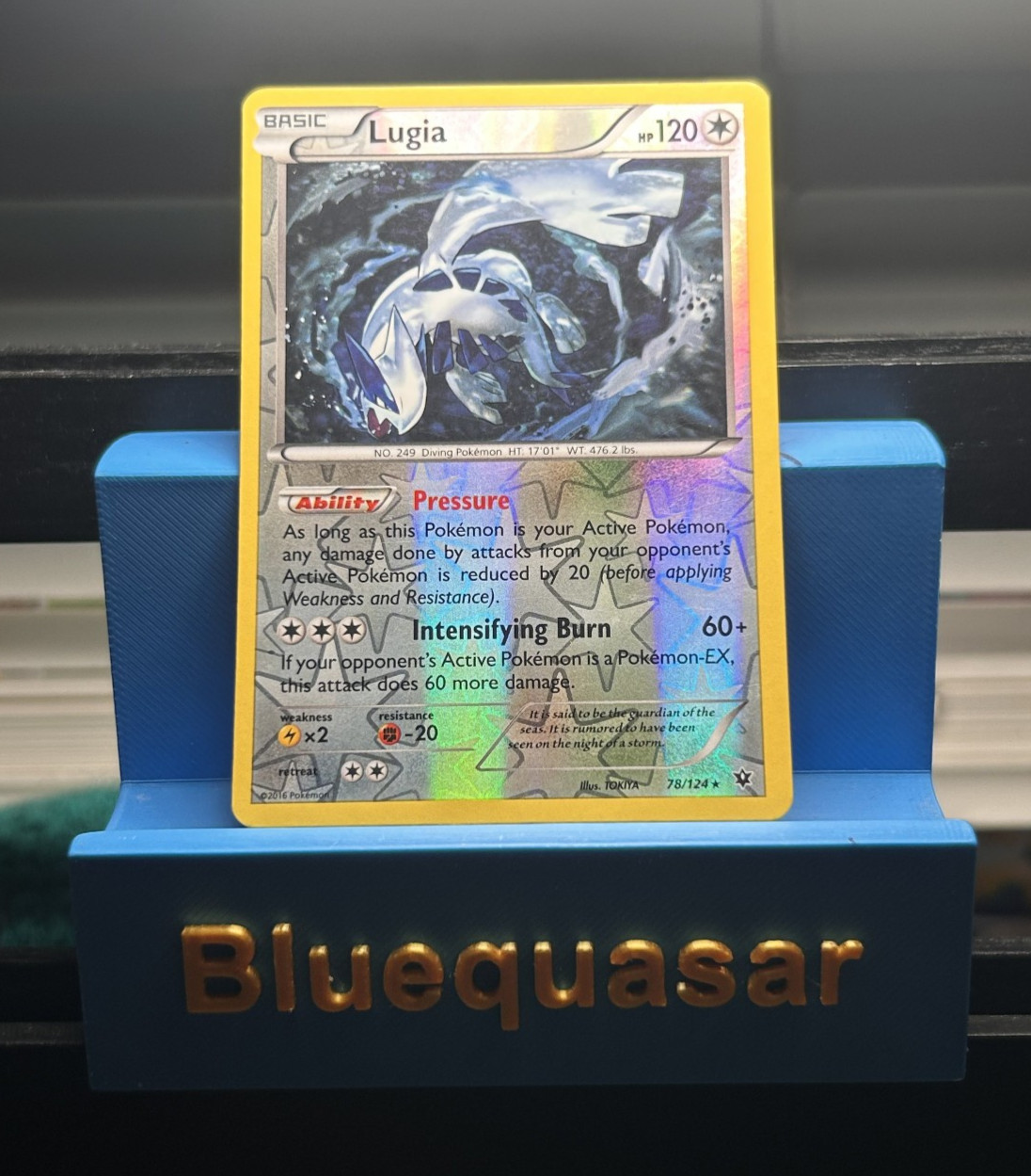 Lugia 78/124 Reverse Holo - XY Fates Collide Pokemon Card 👀 Lugia 78/124 Reverse Holo - XY Fates Collide Pokemon Card 👀