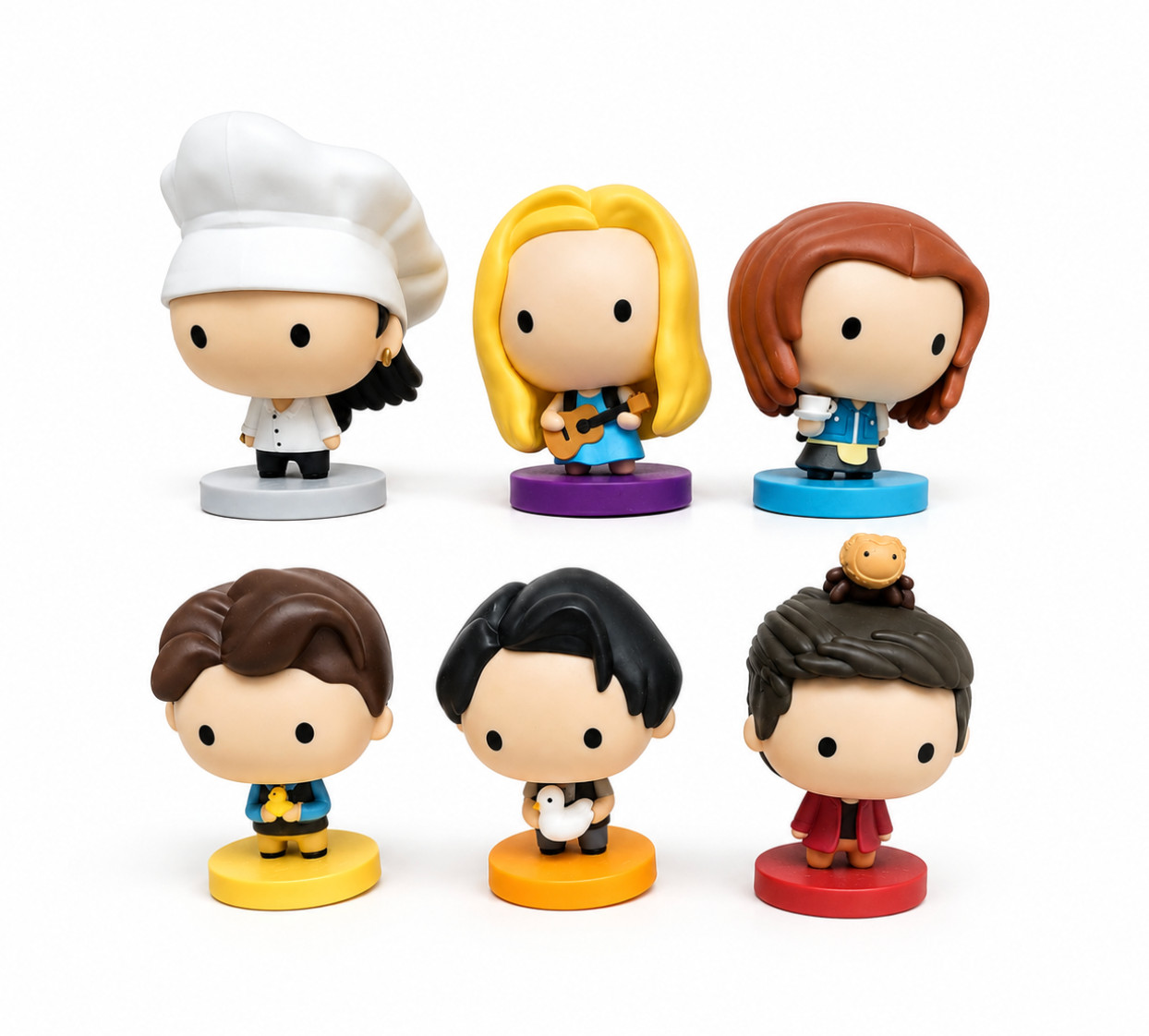 SET 6 Figures Friends Collectible from McDonald’s - Limited Edition