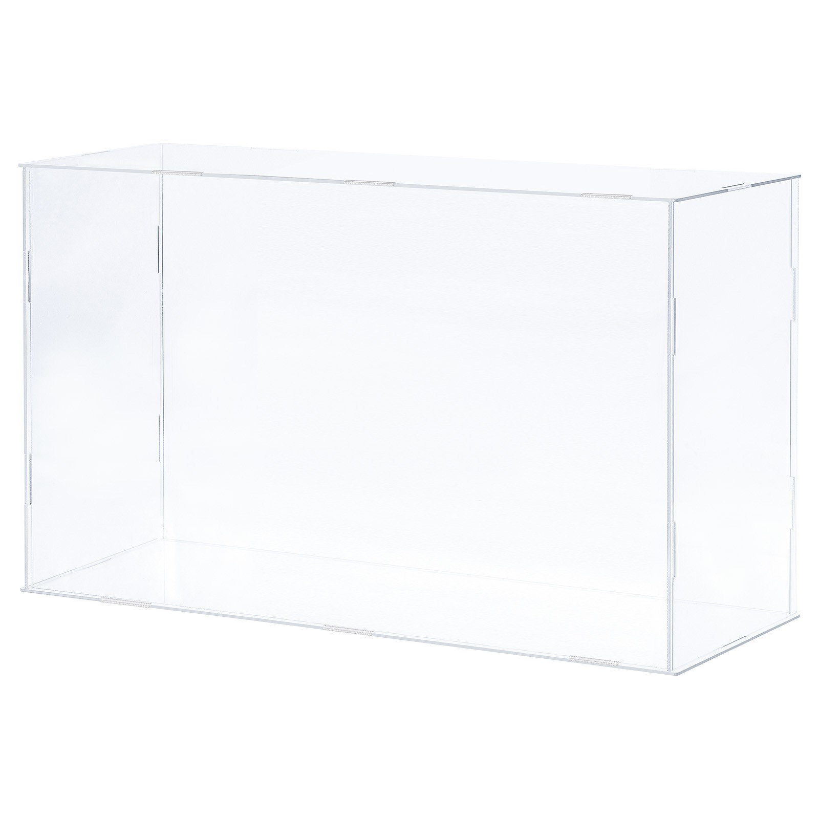 Acrylic Display Case Plastic Box Cube Storage Dustproof Showcase 41x16x25.5cm Acrylic Display Case Plastic Box Cube Storage Dustproof Showcase 41x16x25.5cm