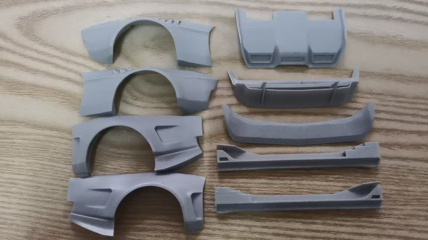 Wide Body Resin Kit for 71 Mustang WB Revell 1/18 Wide Body Resin Kit for 71 Mustang WB Revell 1/18
