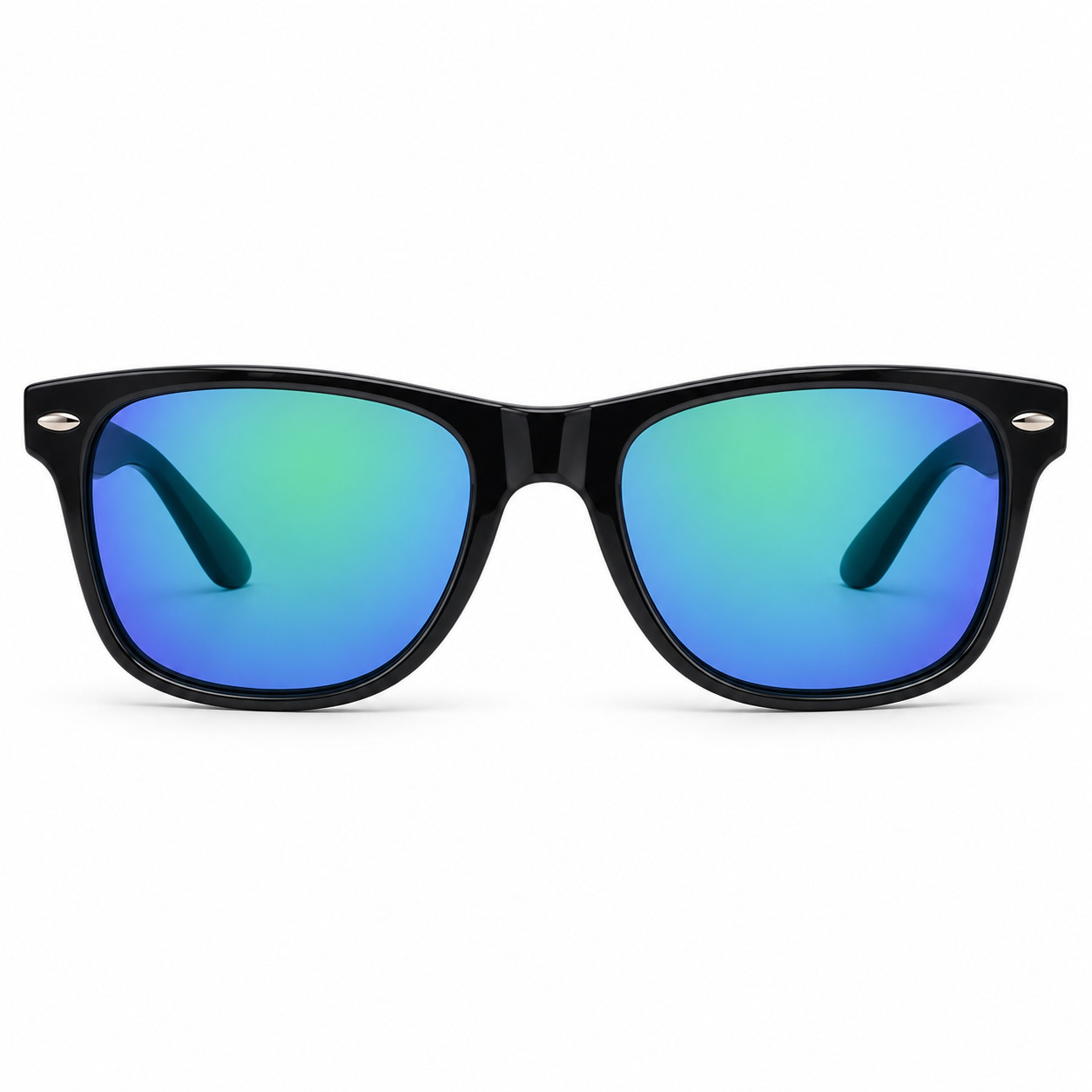 Flash Mirror Polarized Horned Rim Retro Men\'s Sunglasses Flash Mirror Polarized Horned Rim Retro Men\'s Sunglasses