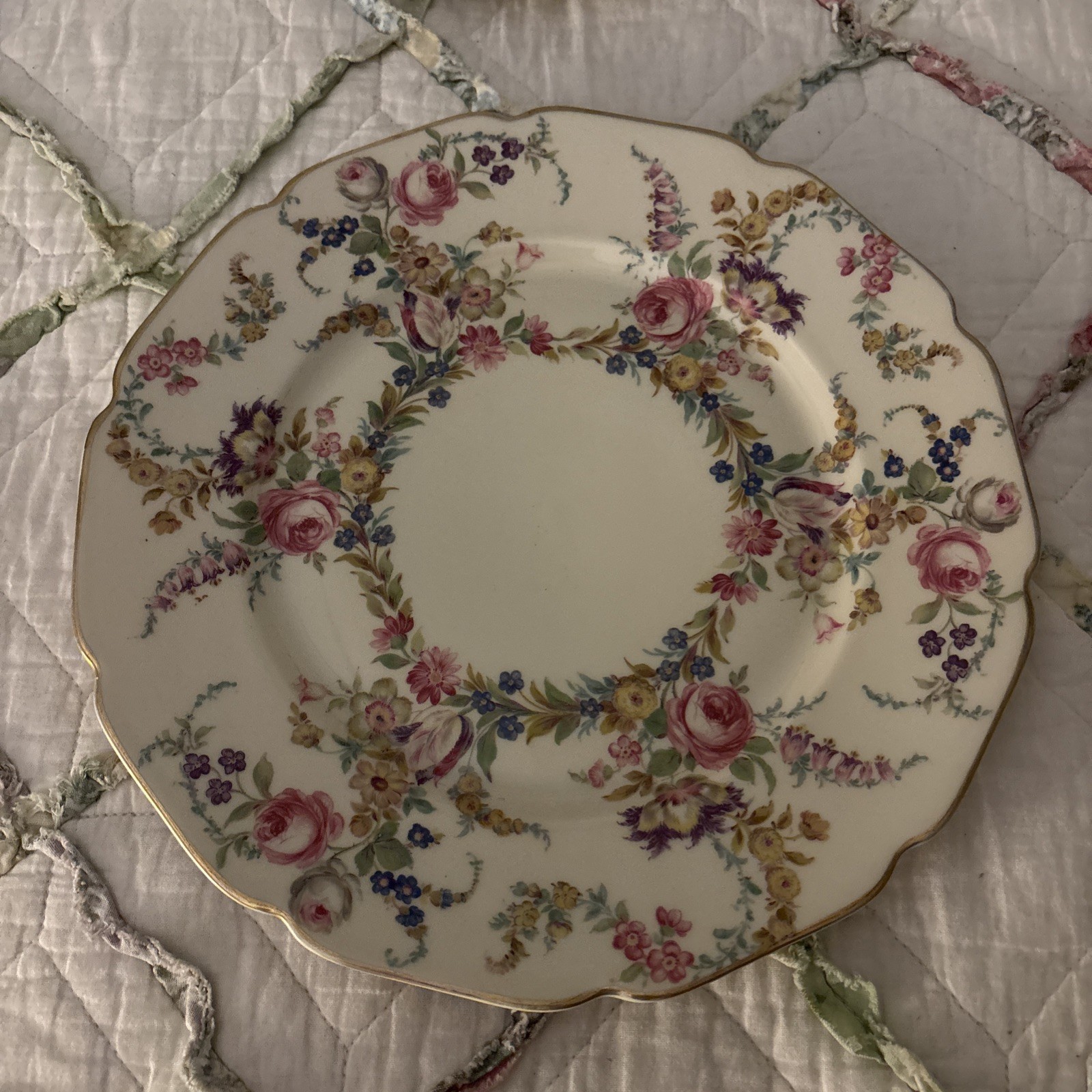 4 Vintage Rosenthal Ivory Linnie Lee China Calico Pink Dinner Plates 10 Inches 4 Vintage Rosenthal Ivory Linnie Lee China Calico Pink Dinner Plates 10 Inches