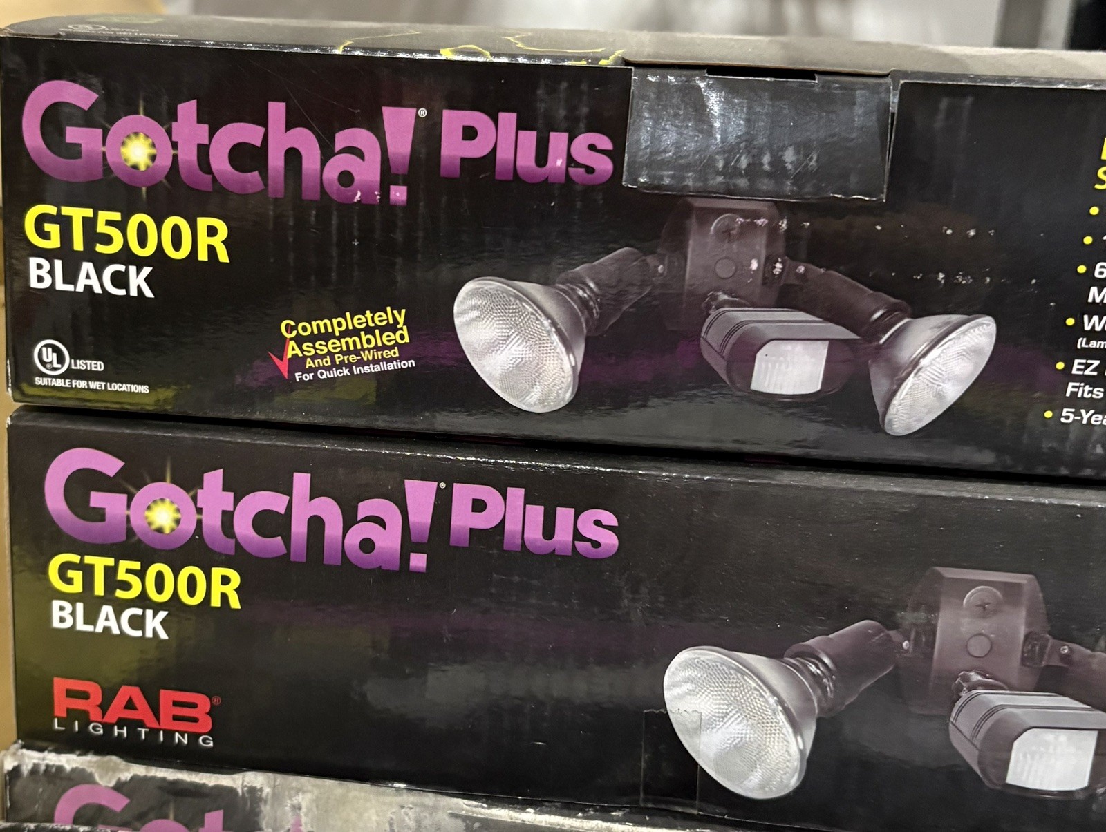 VTG 1998 RAB Lighting GT500R Gotcha Plus Outdoor Sensor Detection New Sealed VTG 1998 RAB Lighting GT500R Gotcha Plus Outdoor Sensor Detection New Sealed