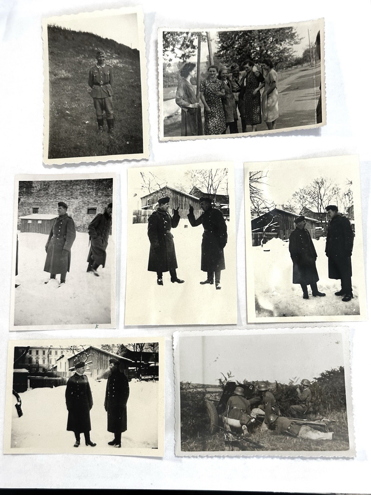 WW2 WWII Original German Photos X 6 WW2 WWII Original German Photos X 6