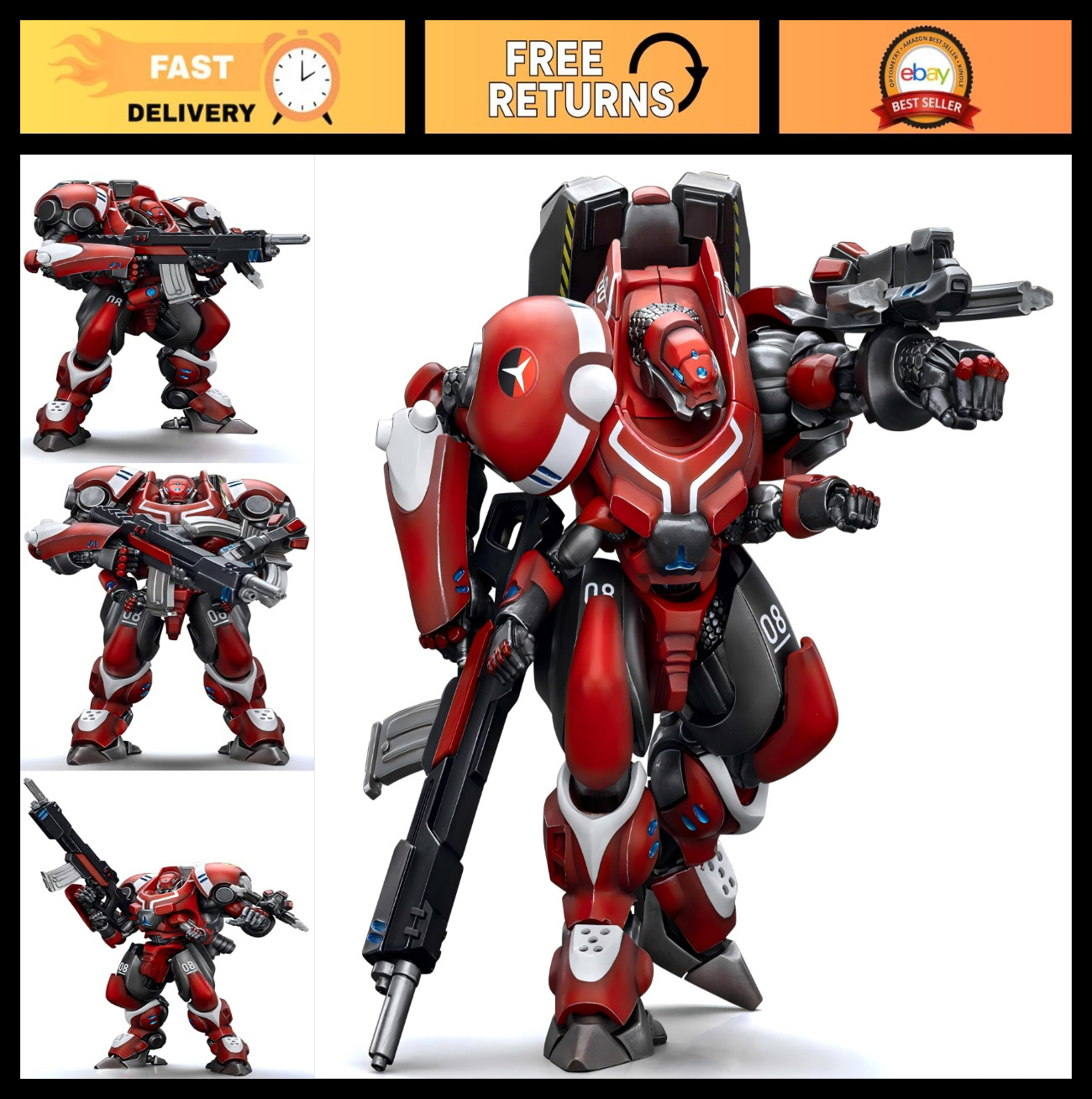 1/18 Scale Action Figure - Nomads Gecko Squadron Articulated Collectible Figurin 1/18 Scale Action Figure - Nomads Gecko Squadron Articulated Collectible Figurin