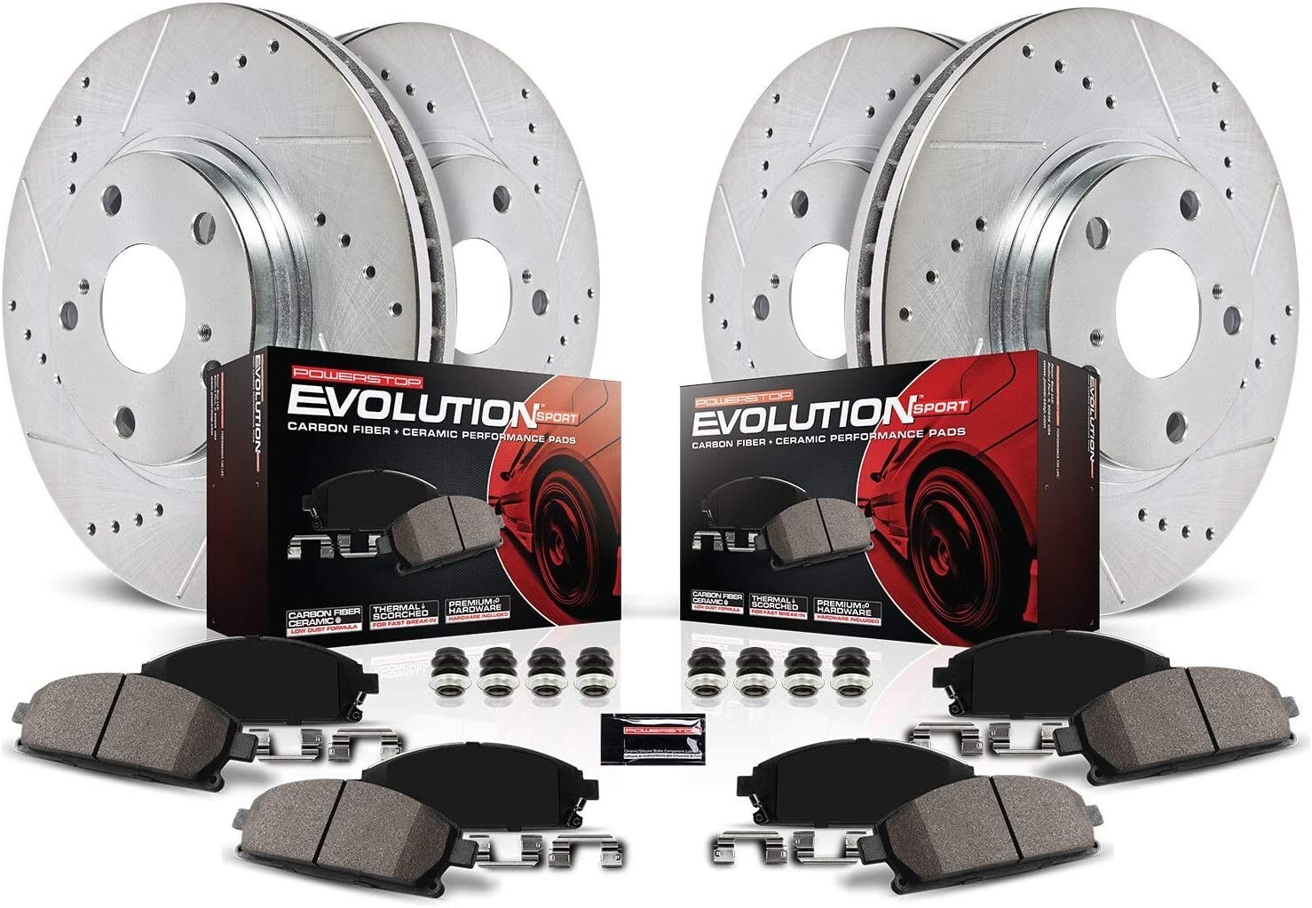 Power Stop K7109 Z23 Evolution Sport Performance 1-Click Brake Kit